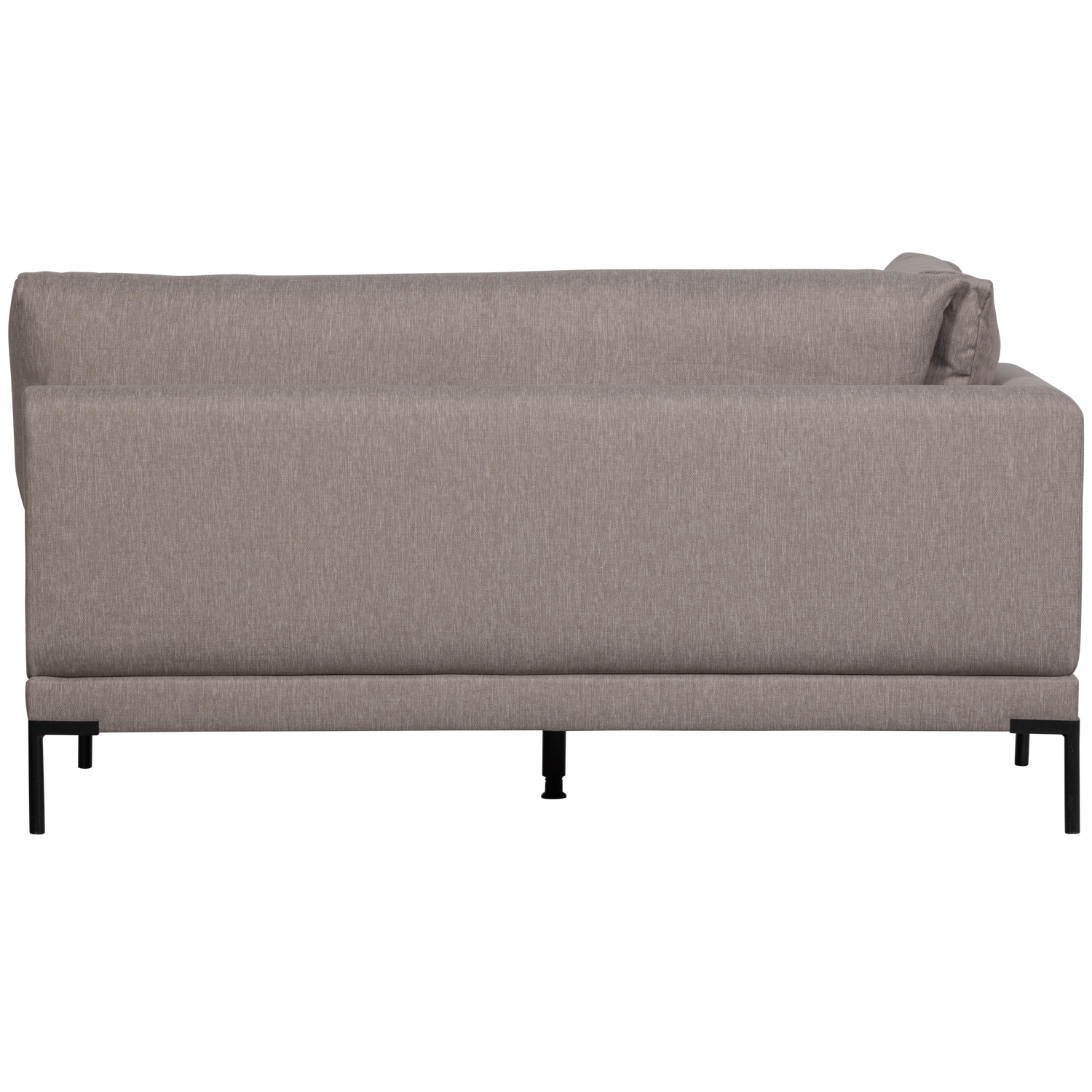 Right-facing chaise longue COUPLE DINING BENCH taupe