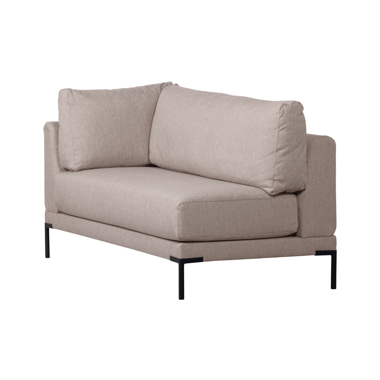 Szezlong prawostronny COUPLE DINING BENCH beżowy