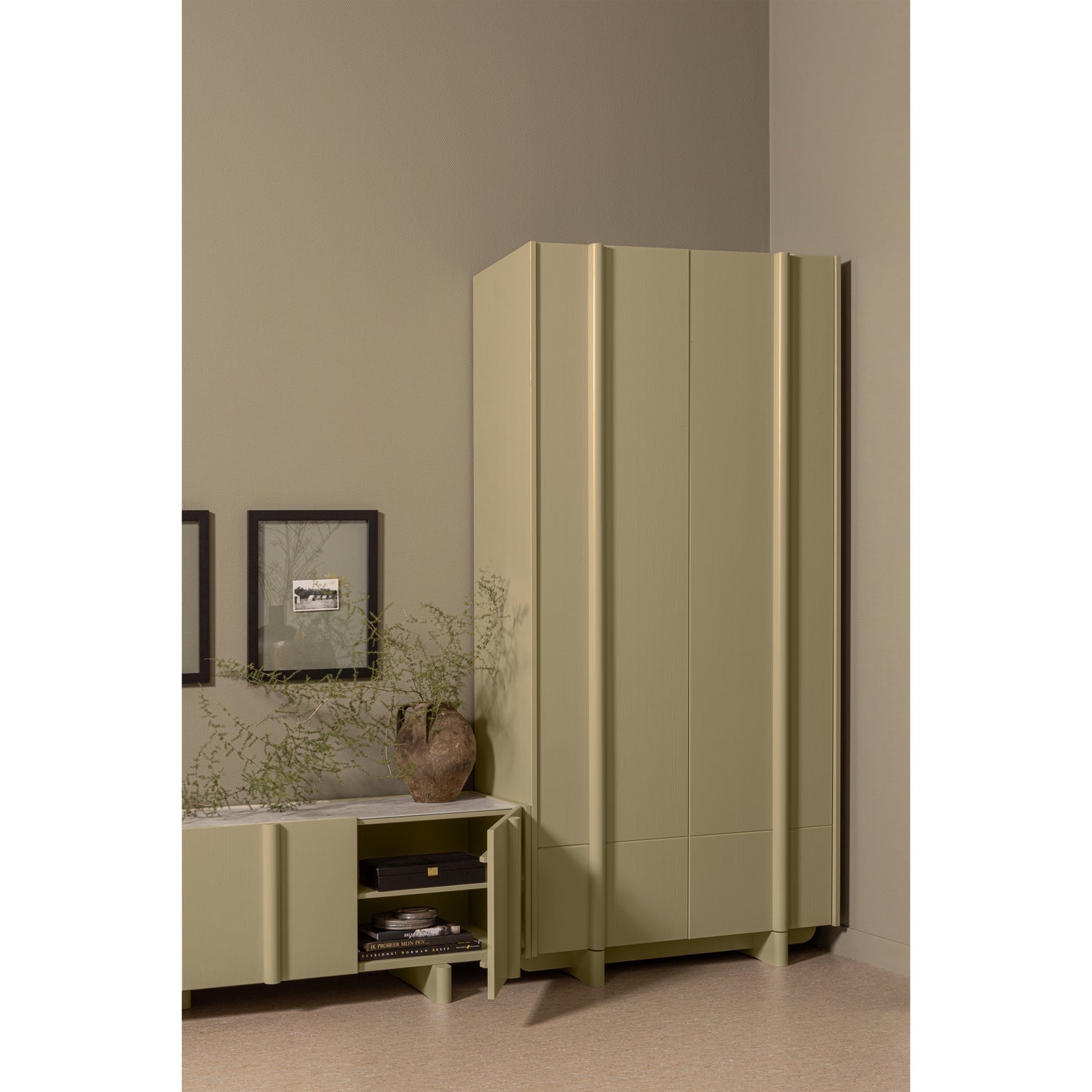 BASU wardrobe moss green