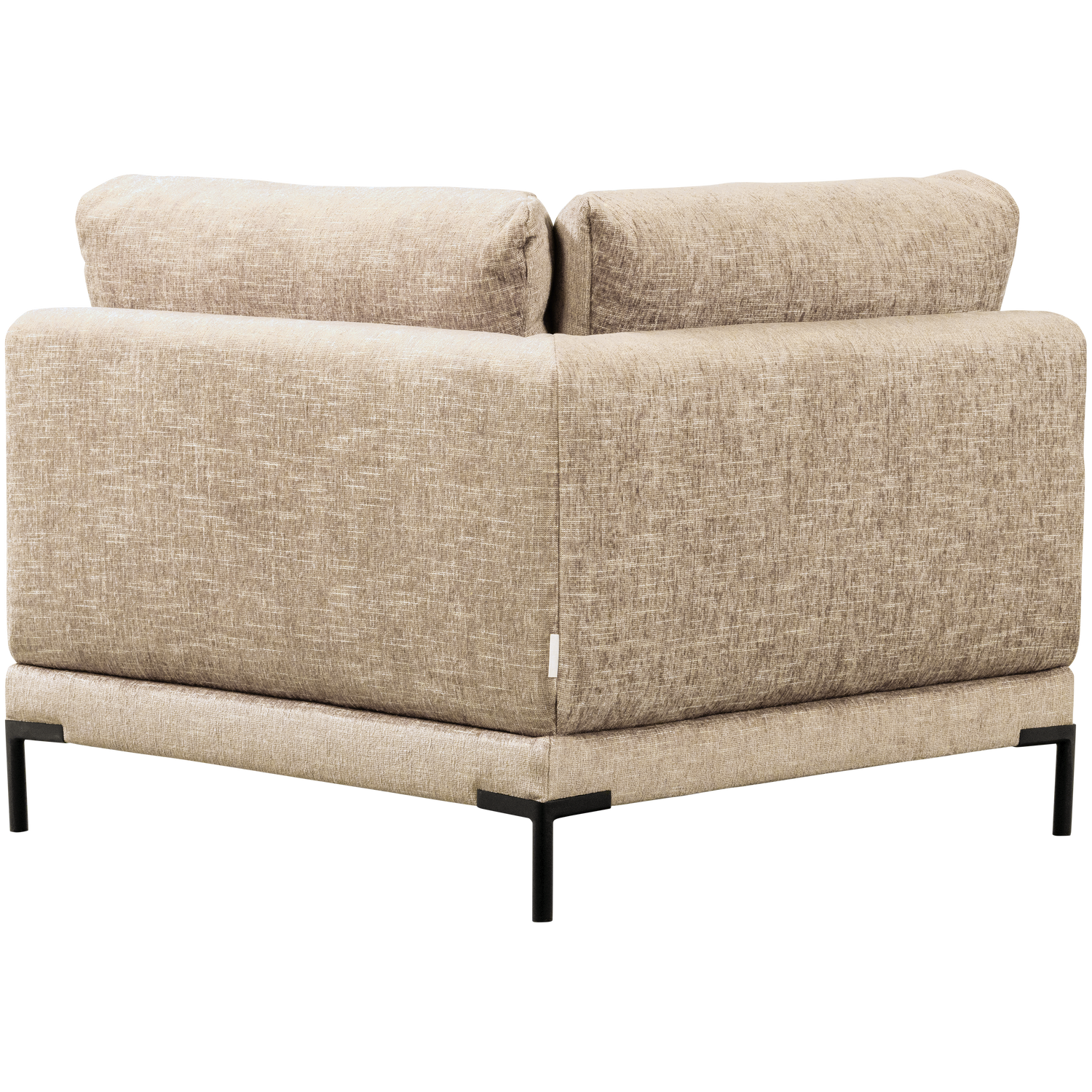 Sofa COUPLE - moduł narożny beżowy melanż