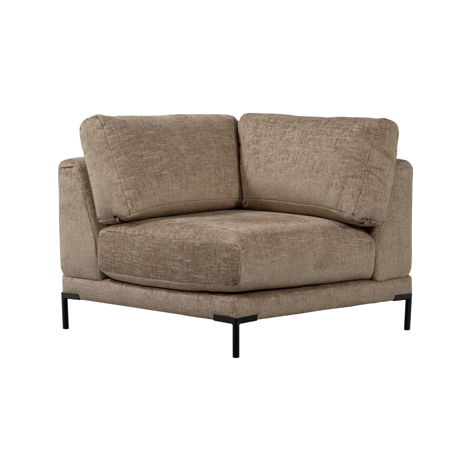 Couple Sofa - Brown Melange Corner Module
