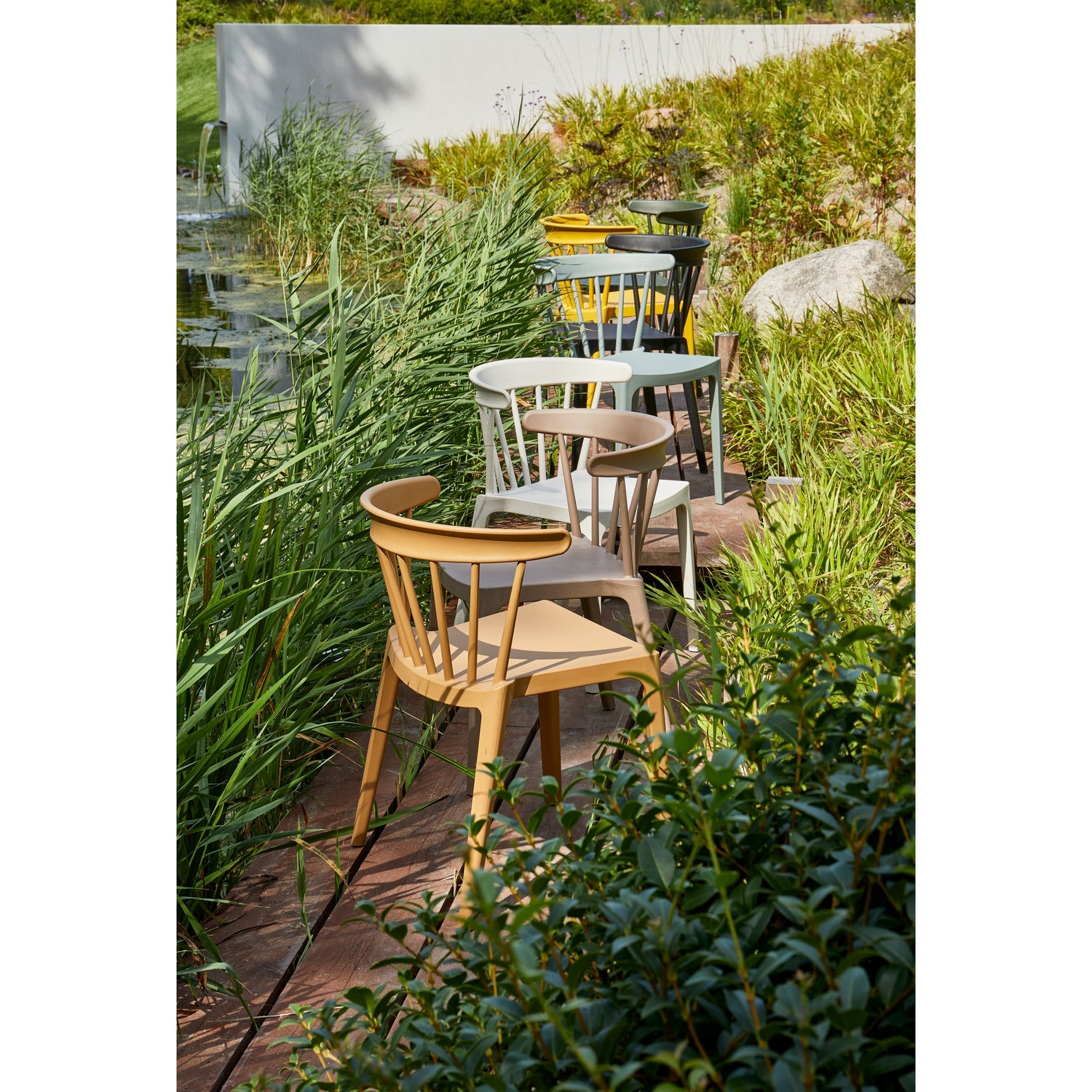Garden chair Blissed white