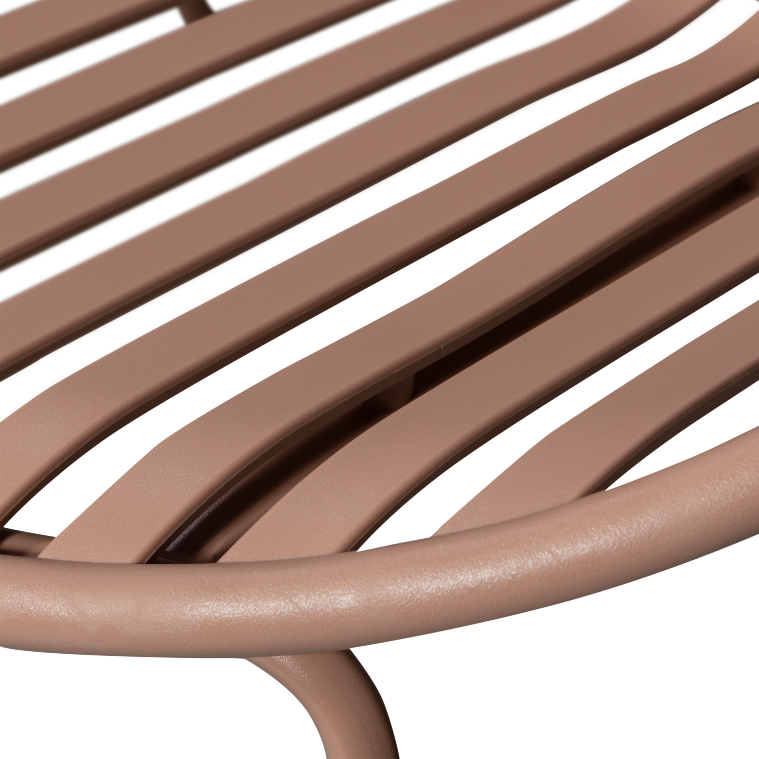 Fotel ogrodowy z podnóżkiem BRUCE łososiowy