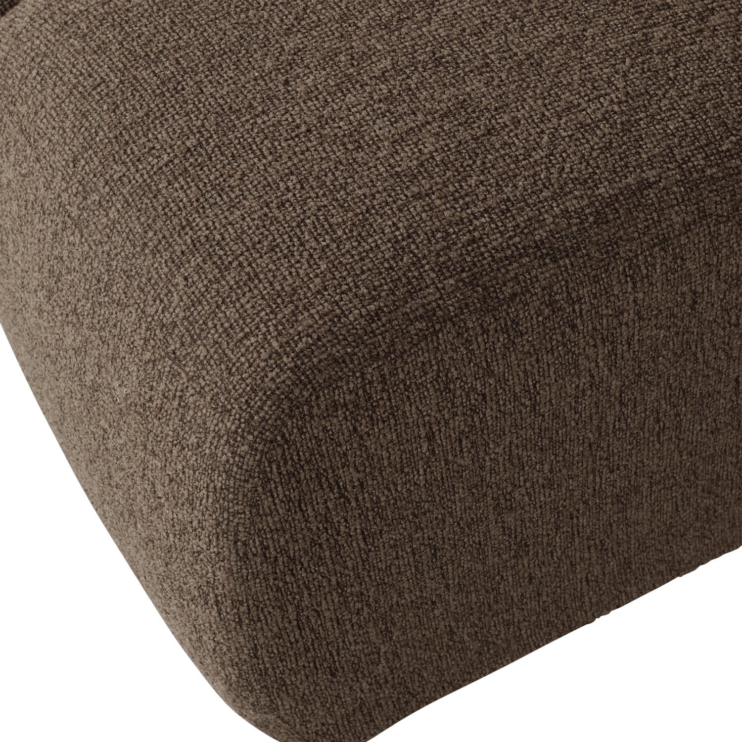 Sofa modułowa MOJO - element 1-osobowy ciemnobrązowy bouclé