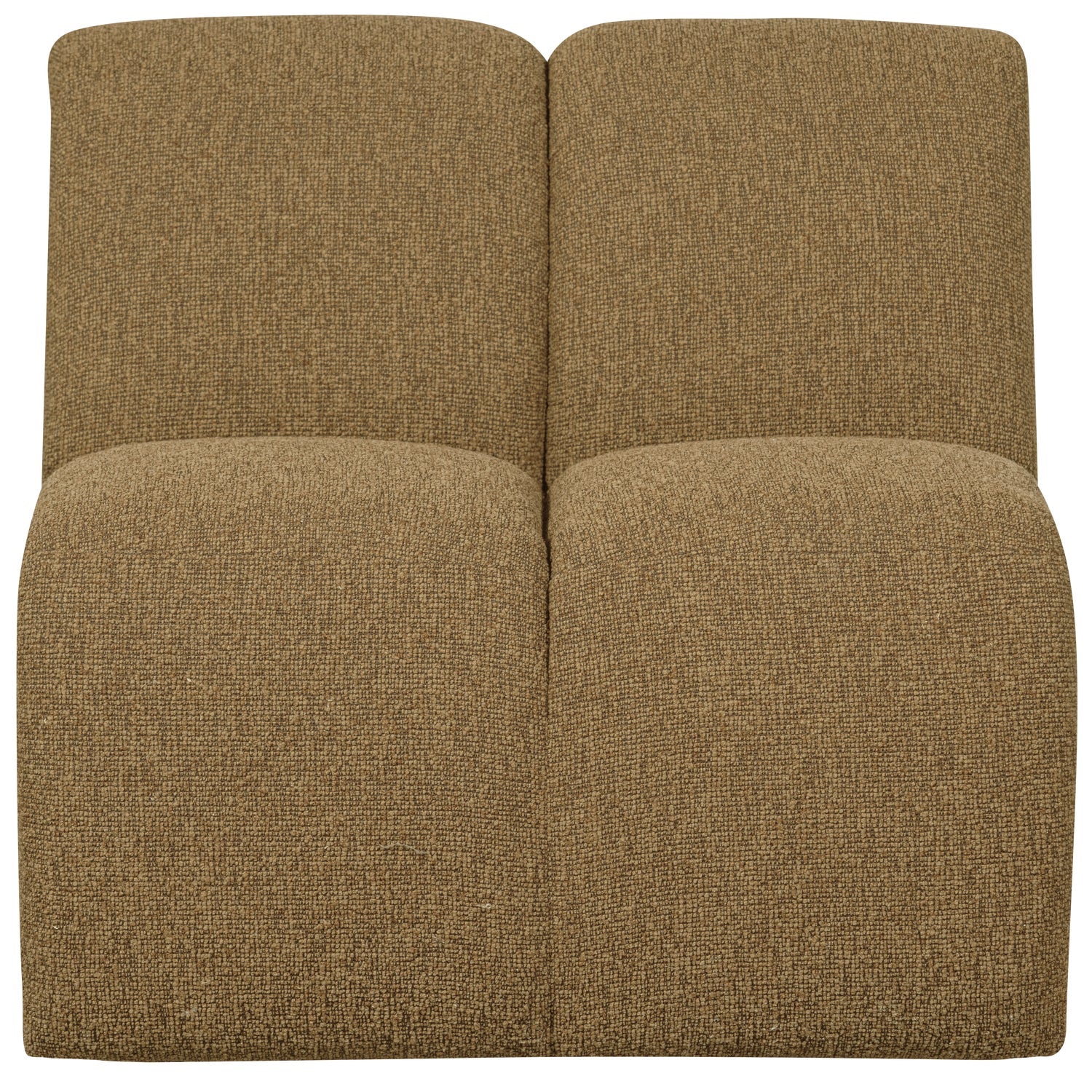 Sofa modułowa MOJO - element 1-osobowy ciemny miodowy bouclé
