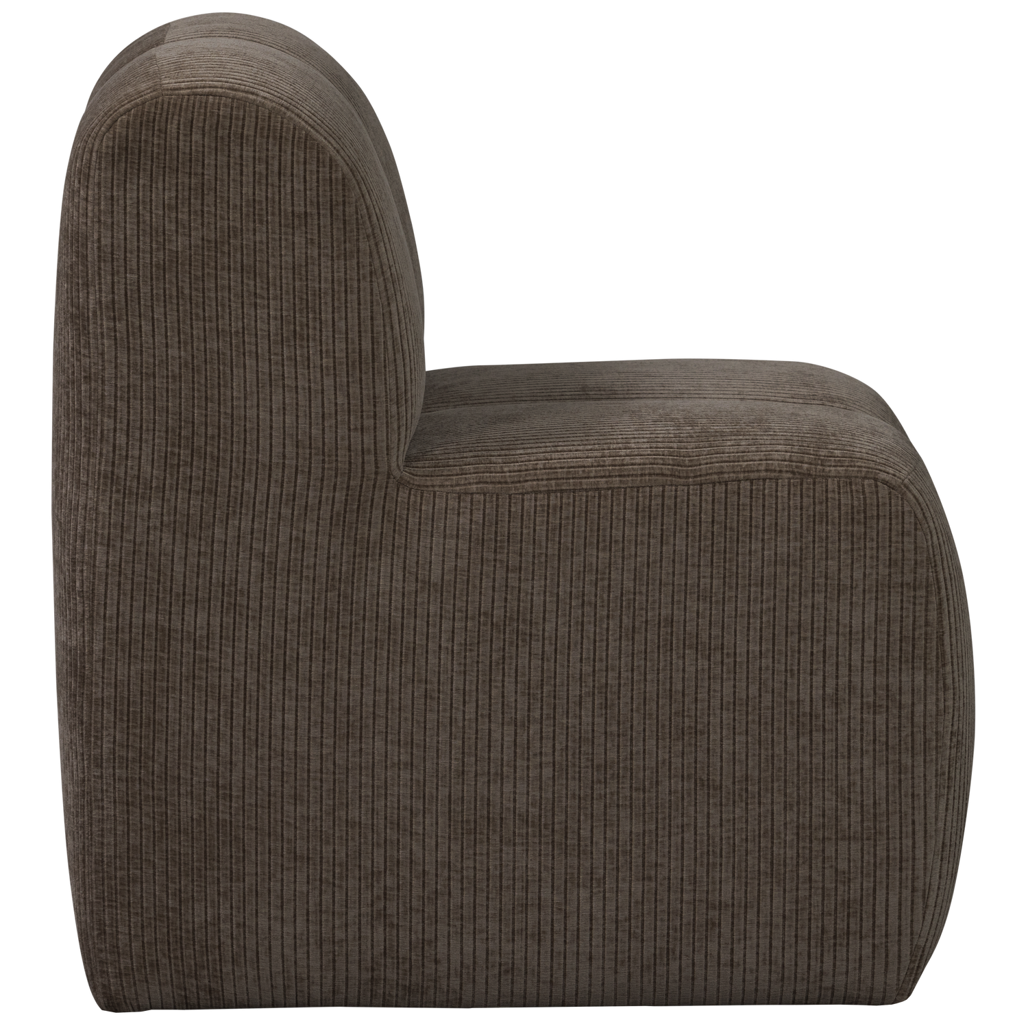 Fotel / moduł MOJO BENCH brązowy sztruks