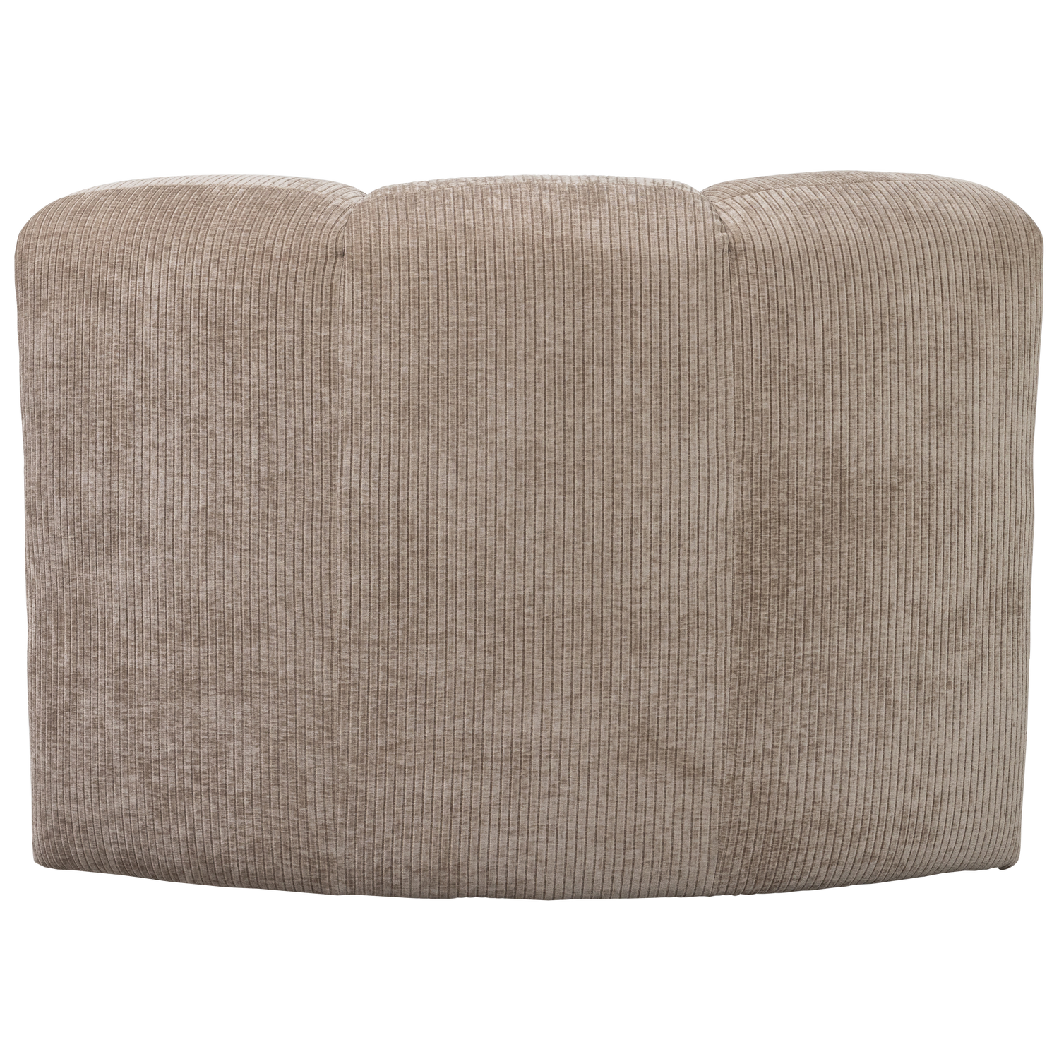 Sofa modułowa MOJO BENCH - element narożny piaskowy sztruks