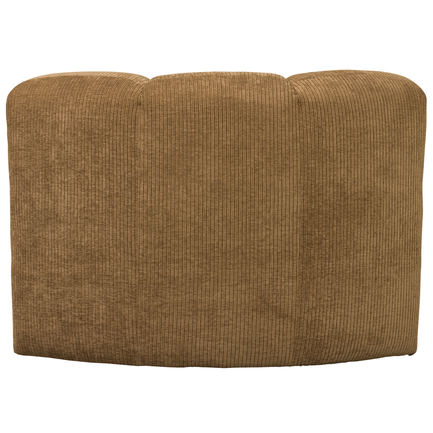 Modulares Sofa MOJO BENCH - Eckelement in honigfarbenem Cord