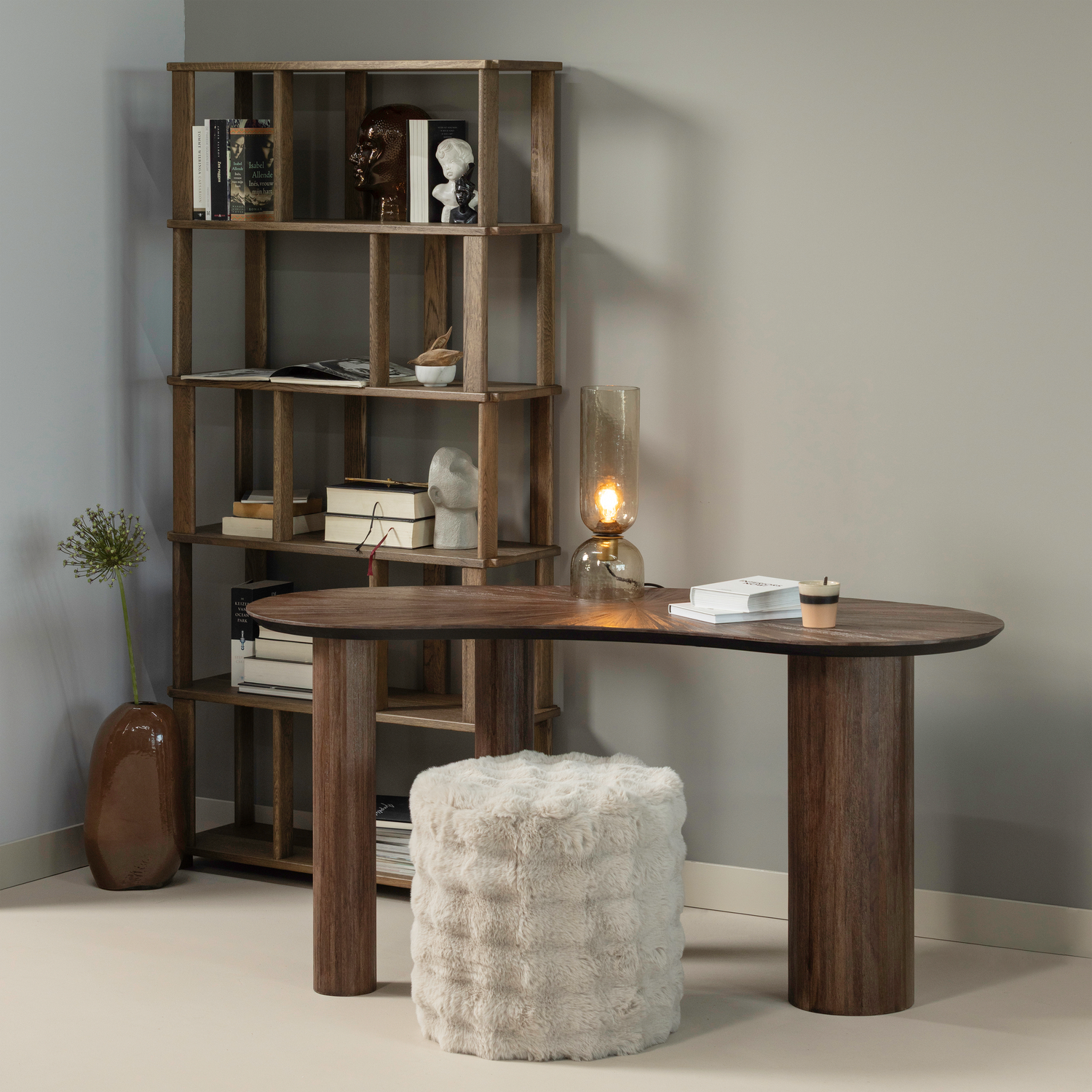 Schreibtisch SUN Teakholz