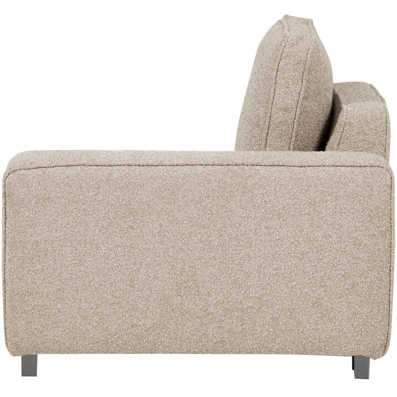 Sofa LAZY - moduł końcowy prawostronny piaskowy bouclé – Woood