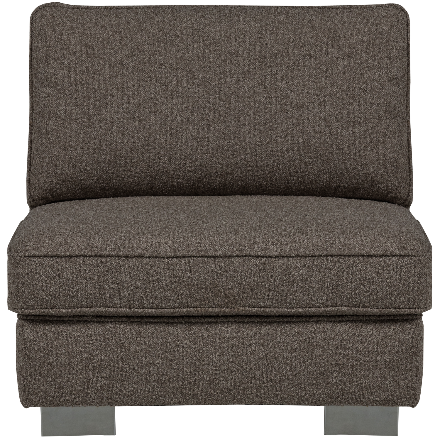 Fotel / moduł LAZY antracytowy bouclé