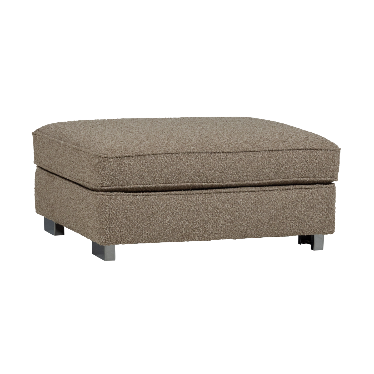 Puf LAZY beżowy bouclé