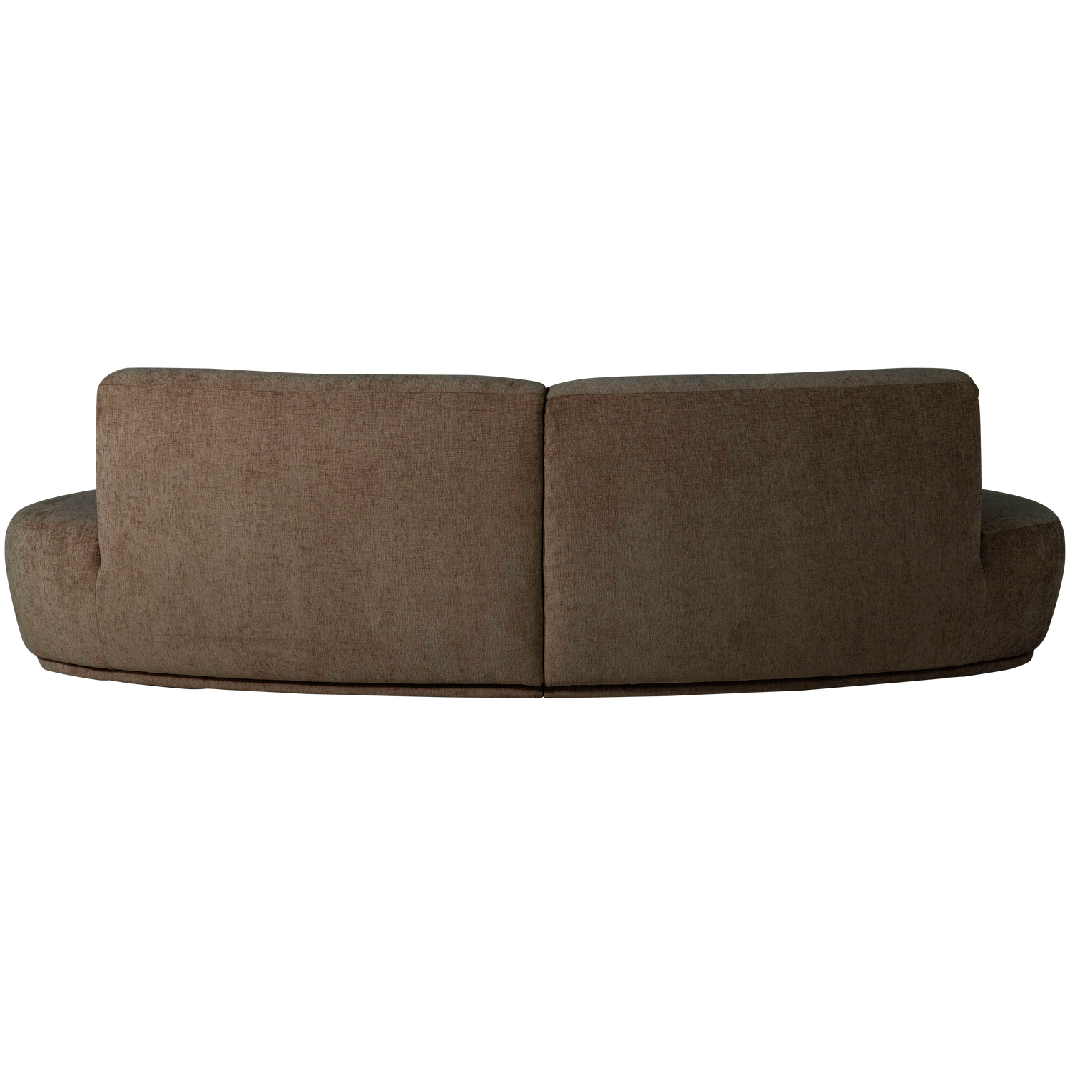 Sofa półokrągła 4-osobowa BATAVIER brązowy