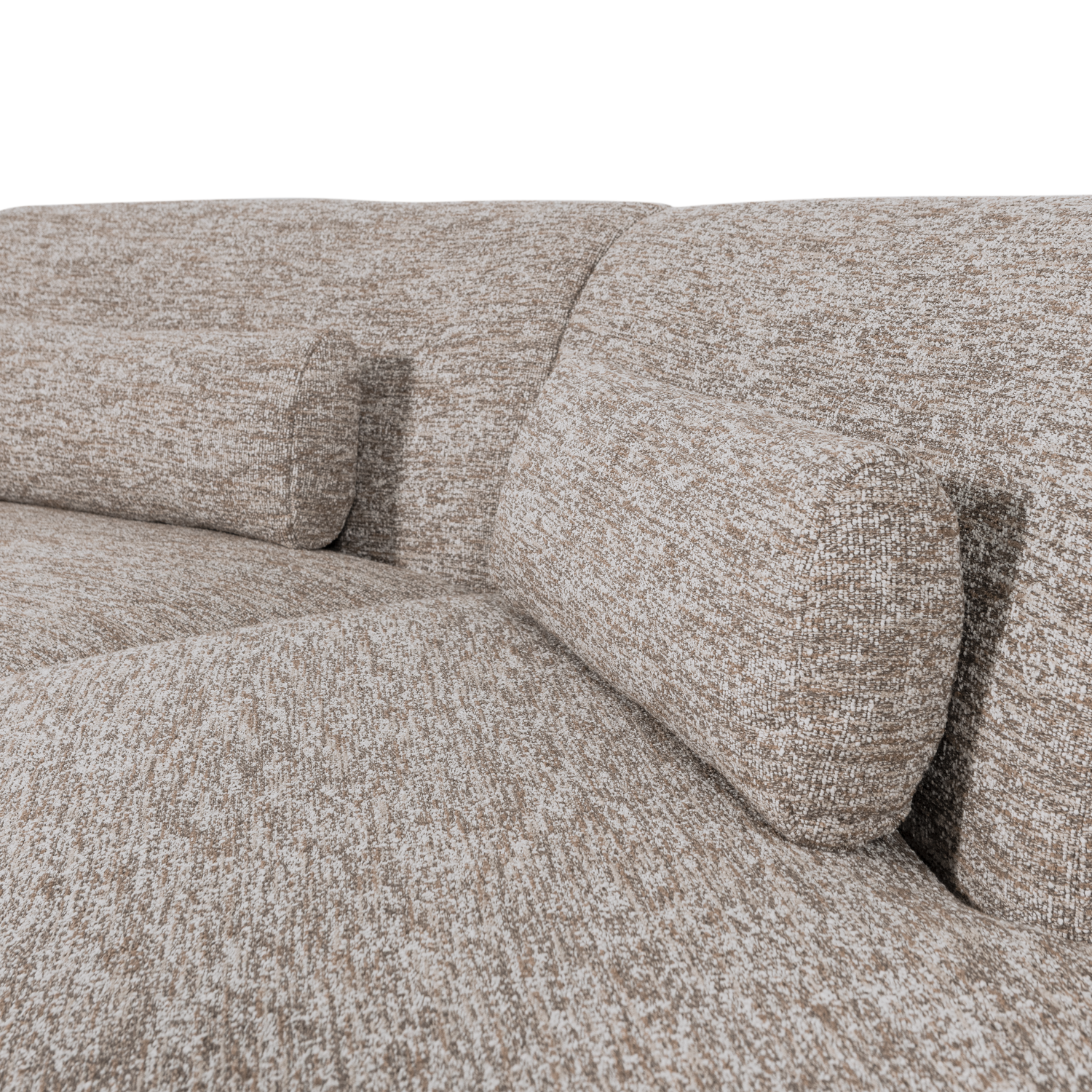 Sofa półokrągła 4-osobowa BATAVIER piaskowy melanż