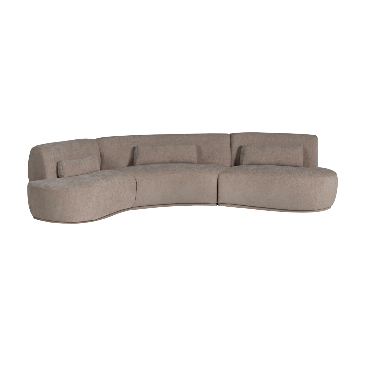 Sofa półokrągła 6-osobowa BATAVIER piaskowy