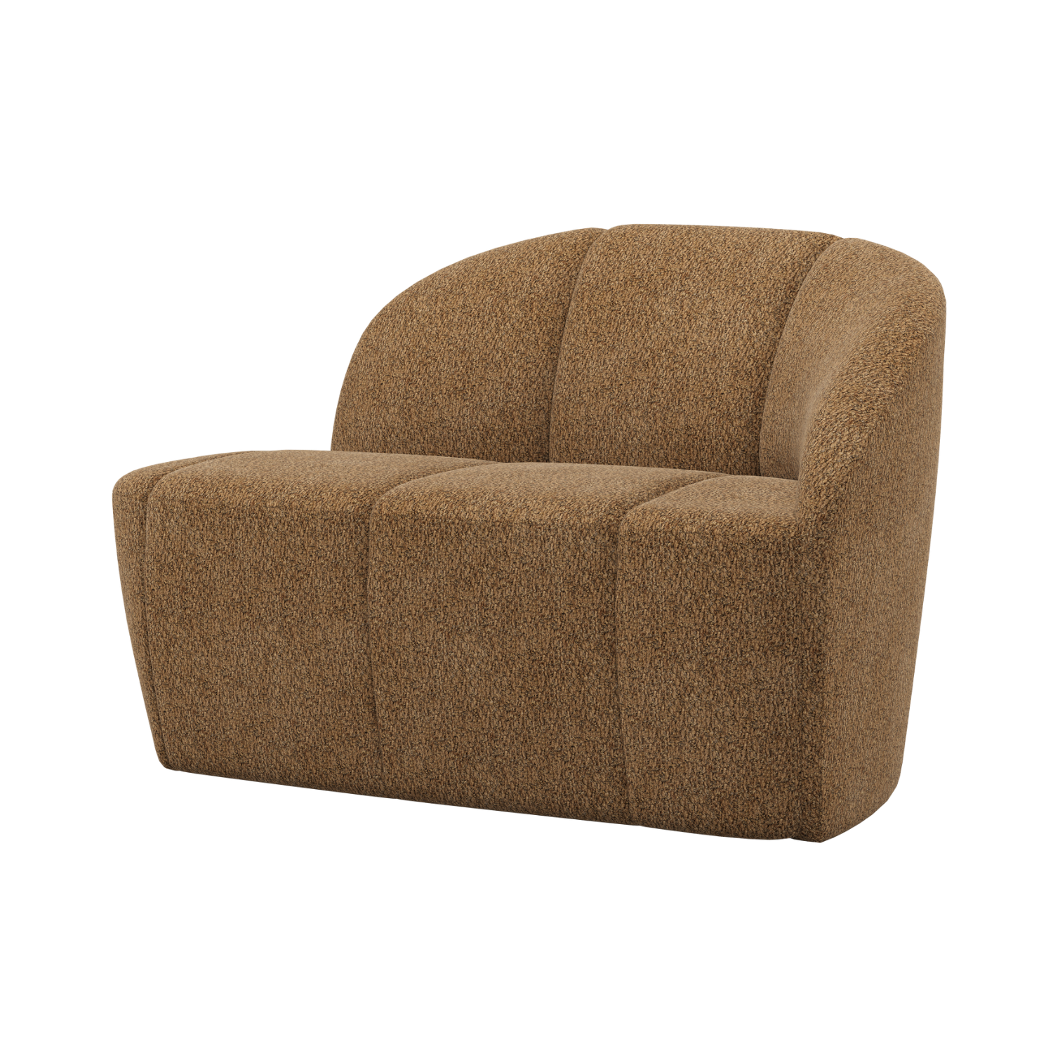 Right-facing 2-seater Sofa MOJO honey lamb