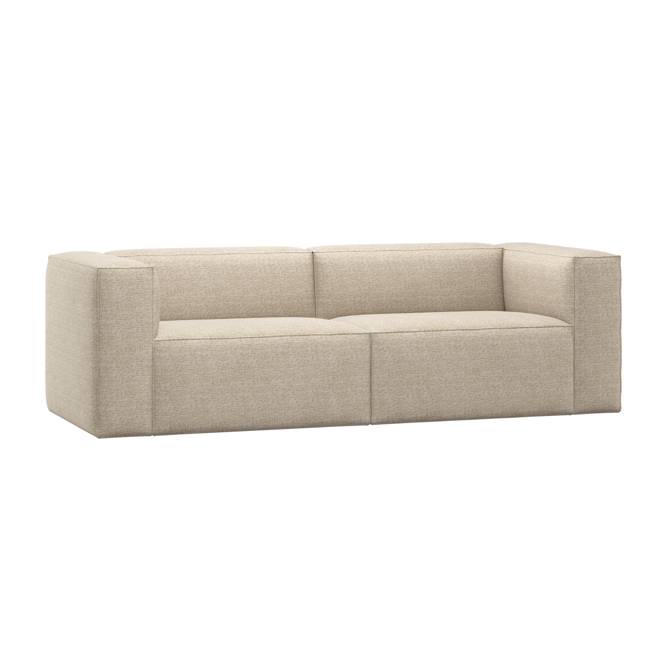 3.5-Seater Sofa BEAN Beige Mélange