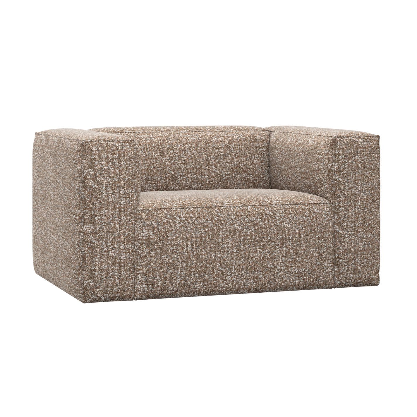 Fotel BEAN jasnobrązowy melanż