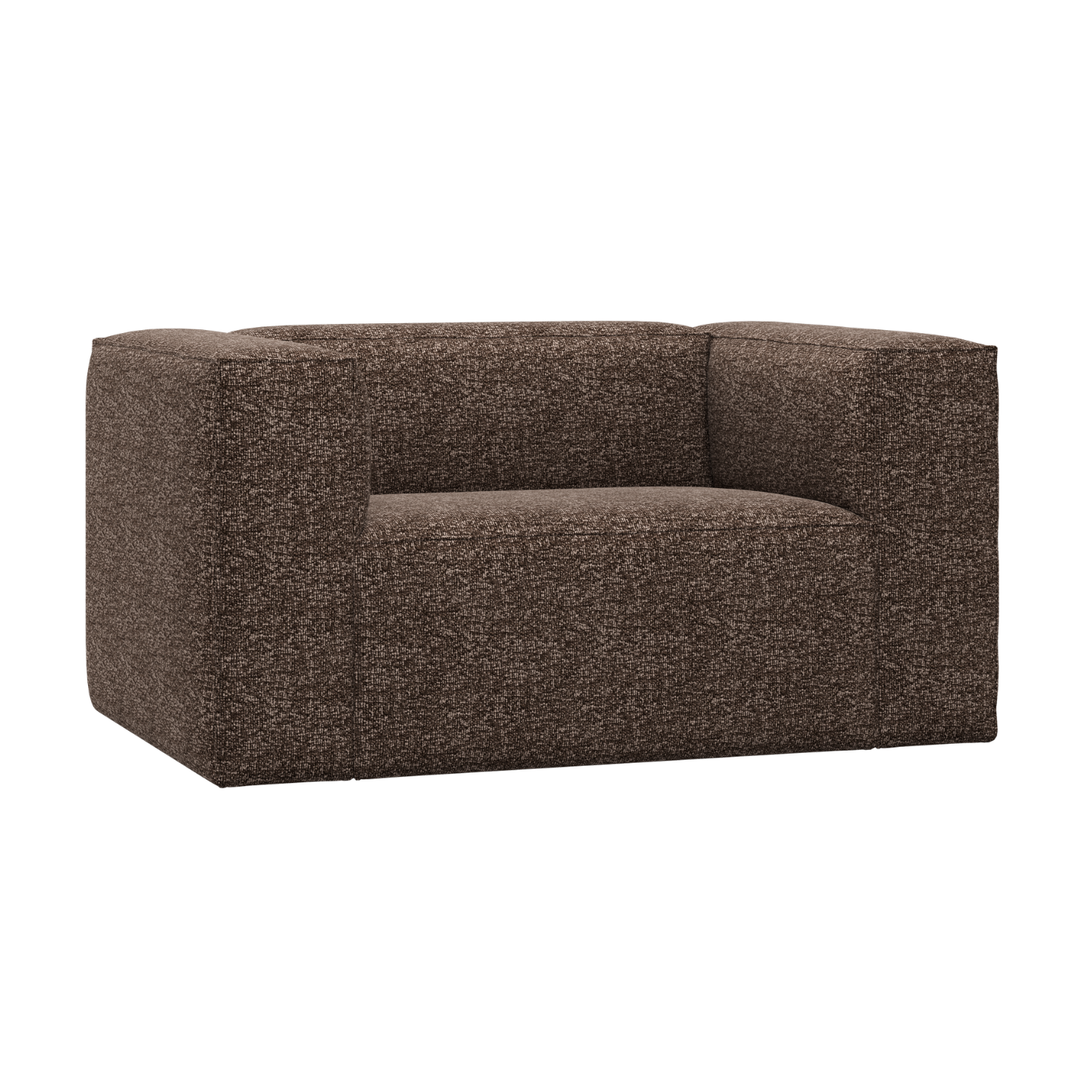 Sessel BEAN braun meliert