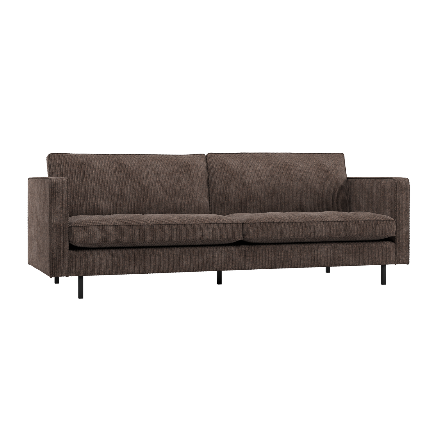 Sofa 2,5-sitzig RODEO CLASSIC braunes Cord