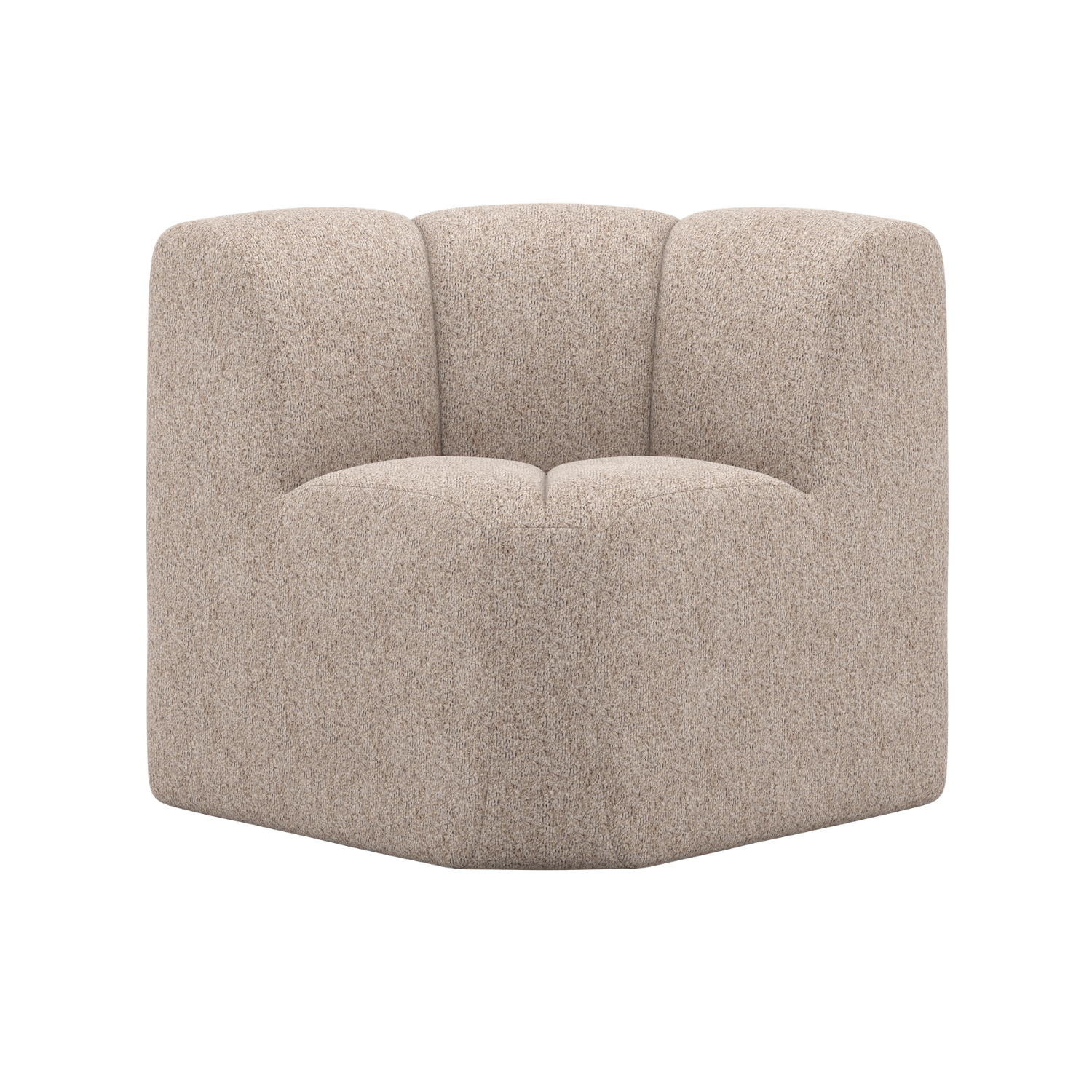 MOJO BENCH Modular Sofa - Sand Sheep Corner Element