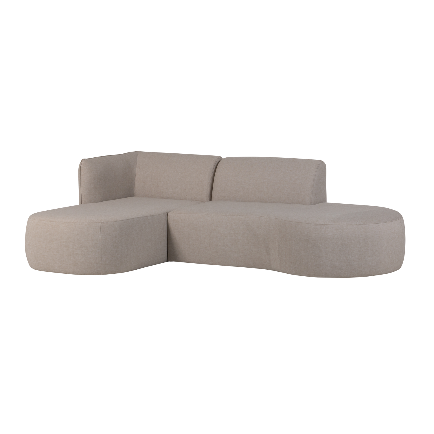 Left-sided garden corner sofa CHIOS beige