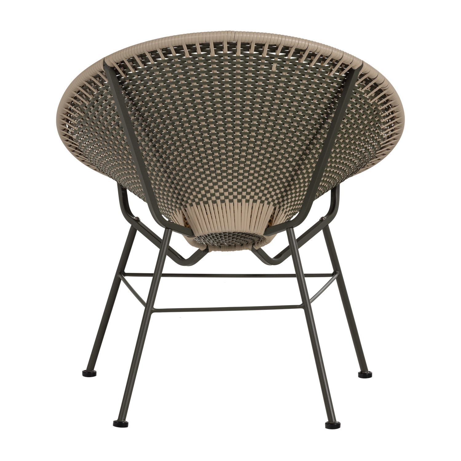 Gartenstuhl KAZOUN grün mit schwarzem Gestell