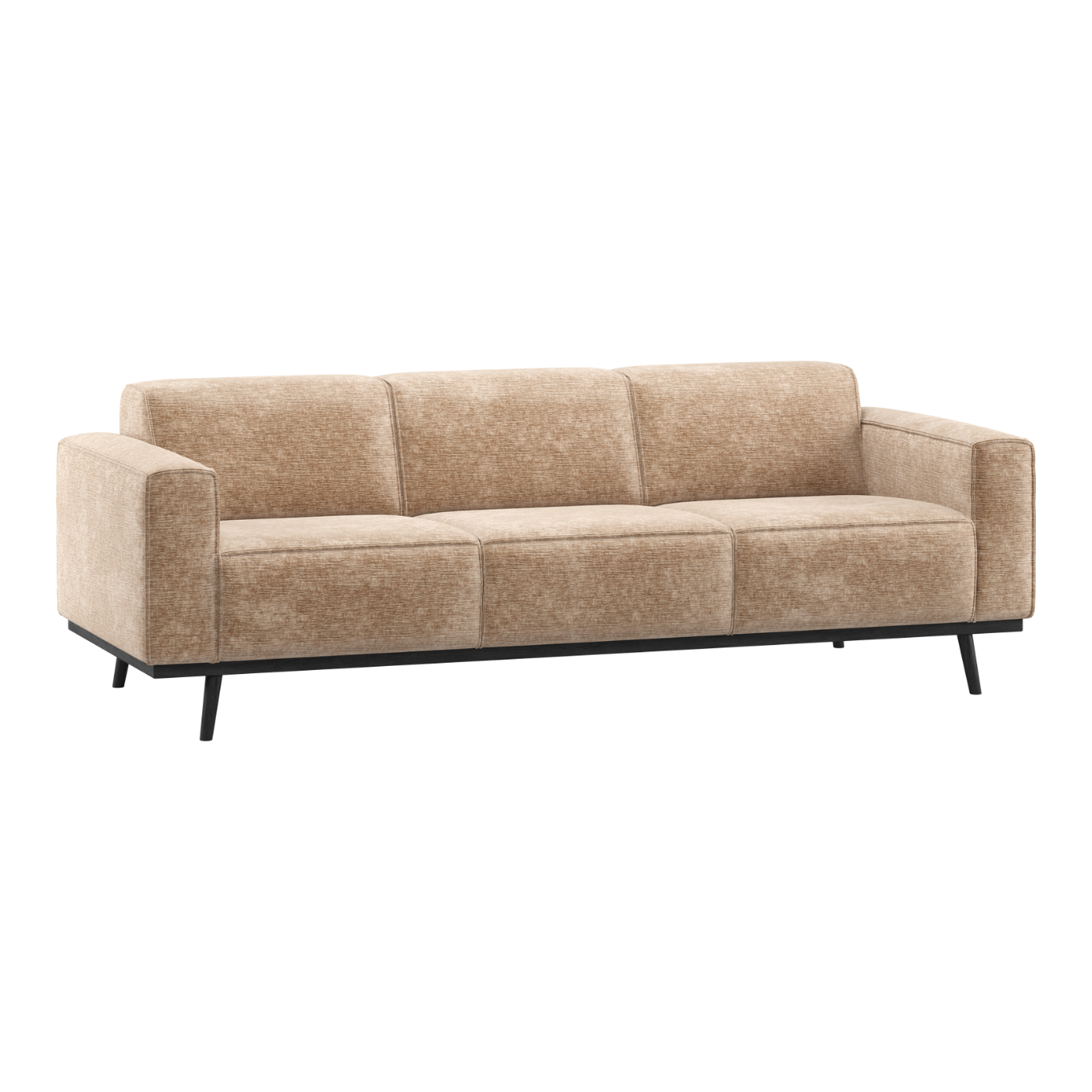 Sofa 3-osobowa STATEMENT brzoskwiniowy szenil