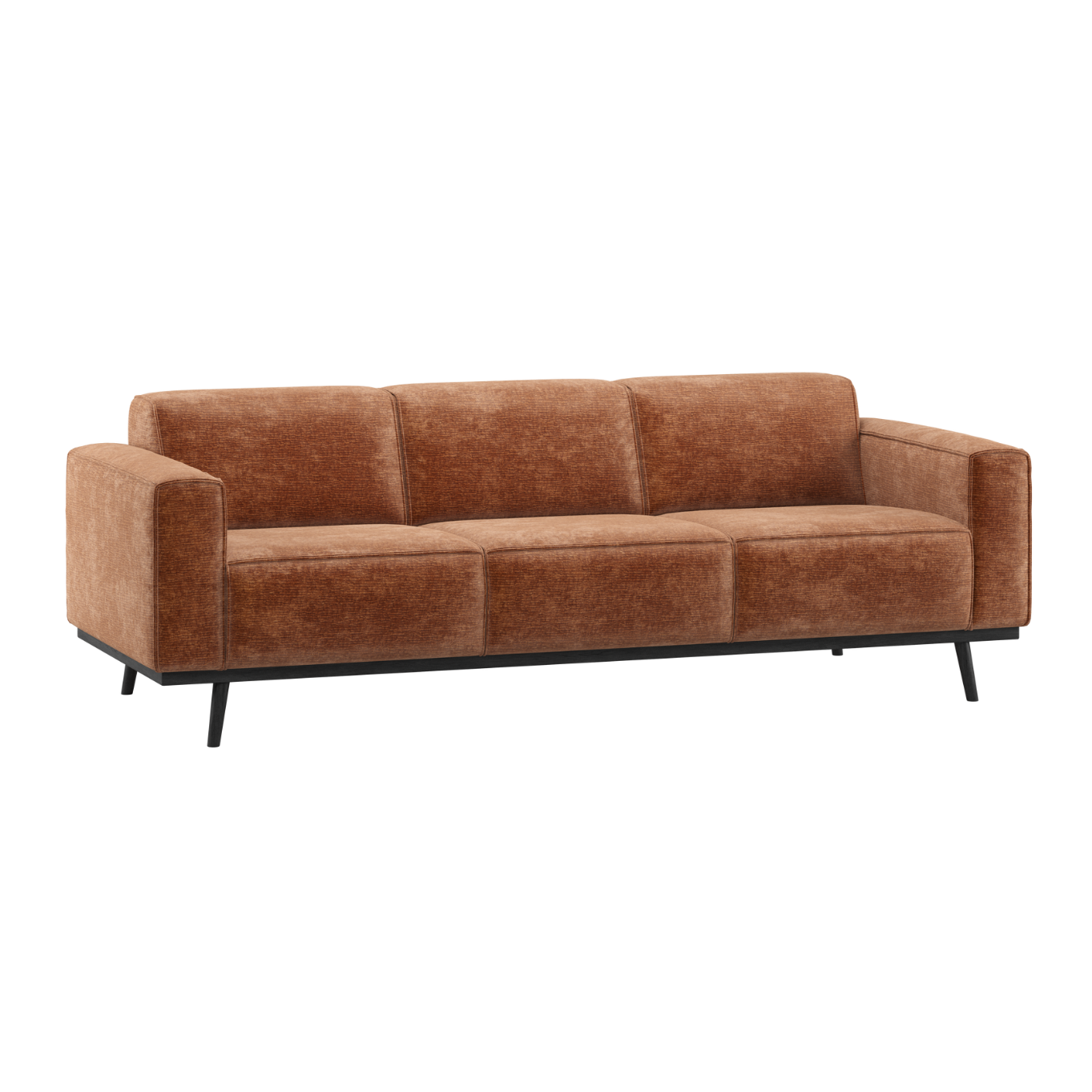 Sofa 3-osobowa STATEMENT ceglany szenil