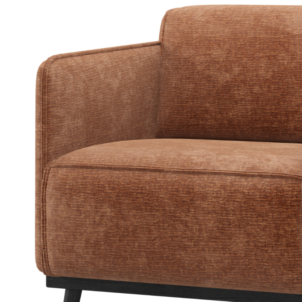Sessel STATEMENT ziegelrot Chenille