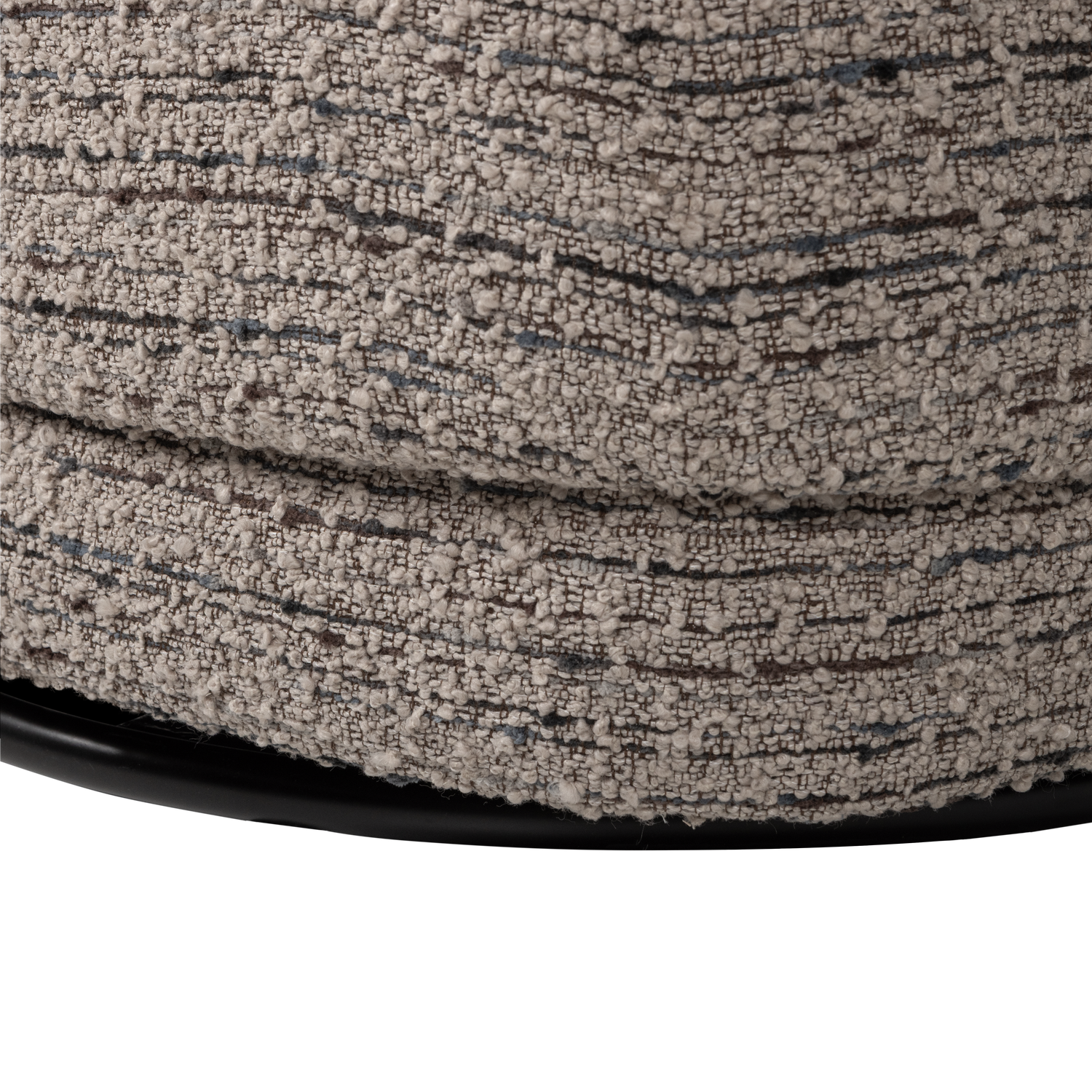 Fotel obrotowy ATTY ciemnobeżowy melanż