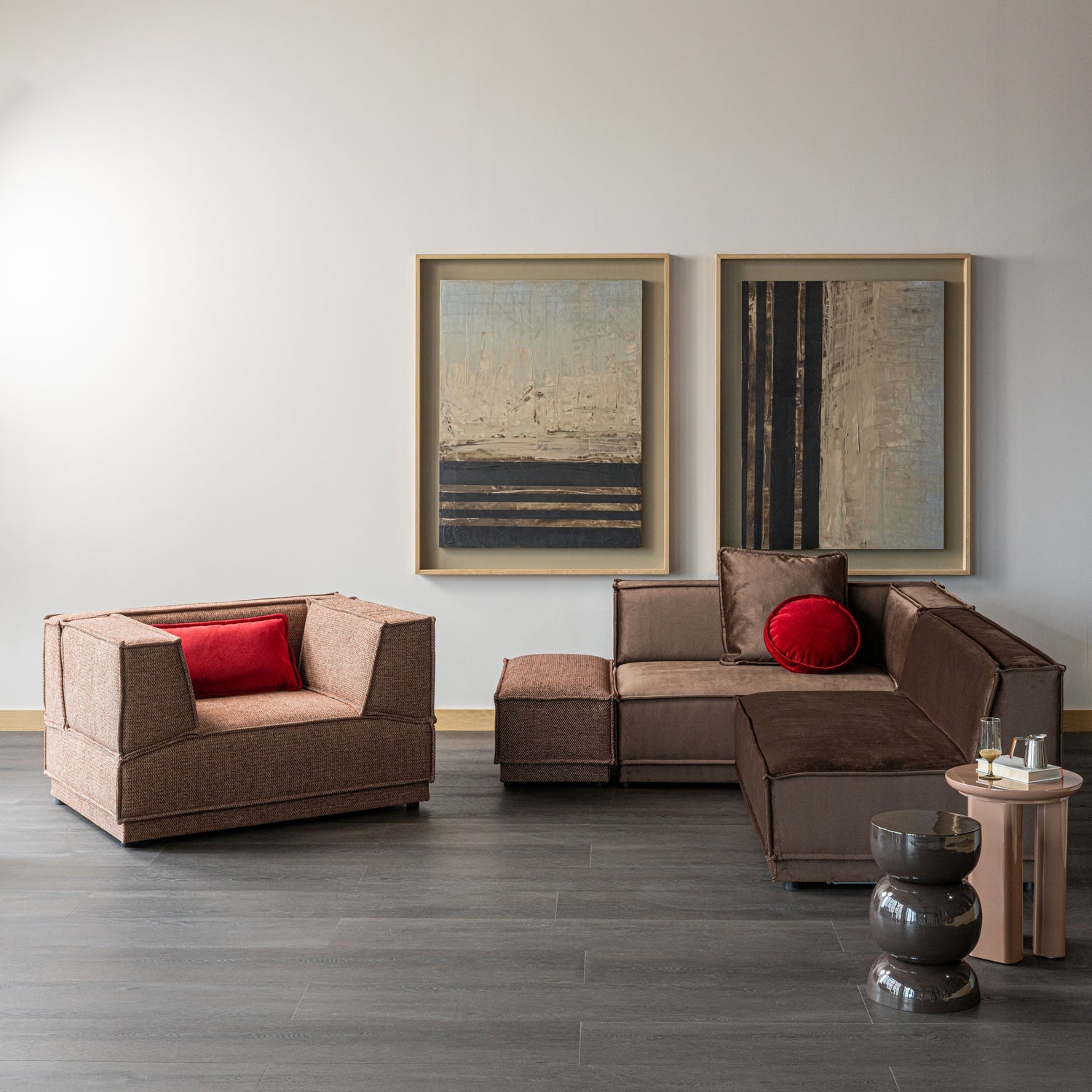 Beistelltisch ORICO schmutziges Rosa