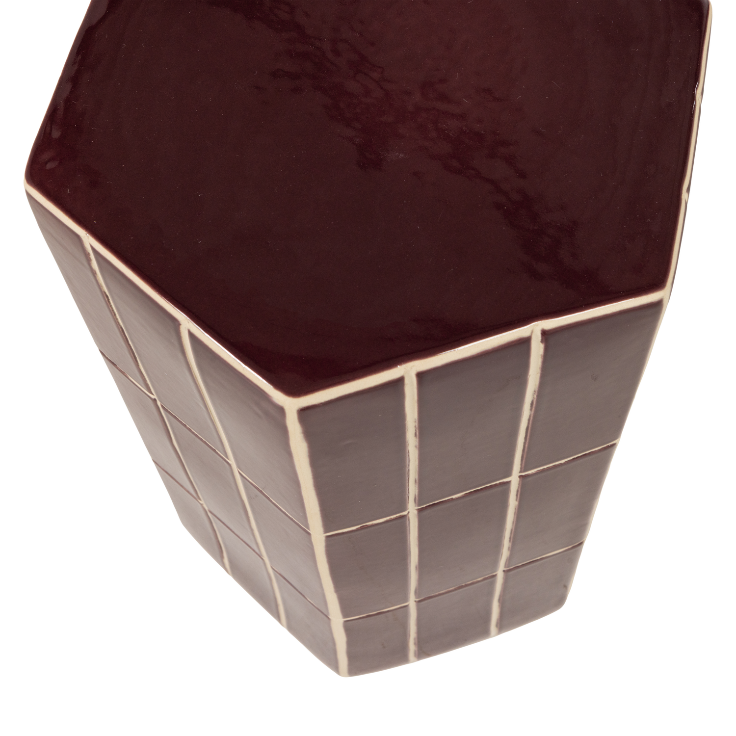 Beistelltisch PLU pflaumenfarben