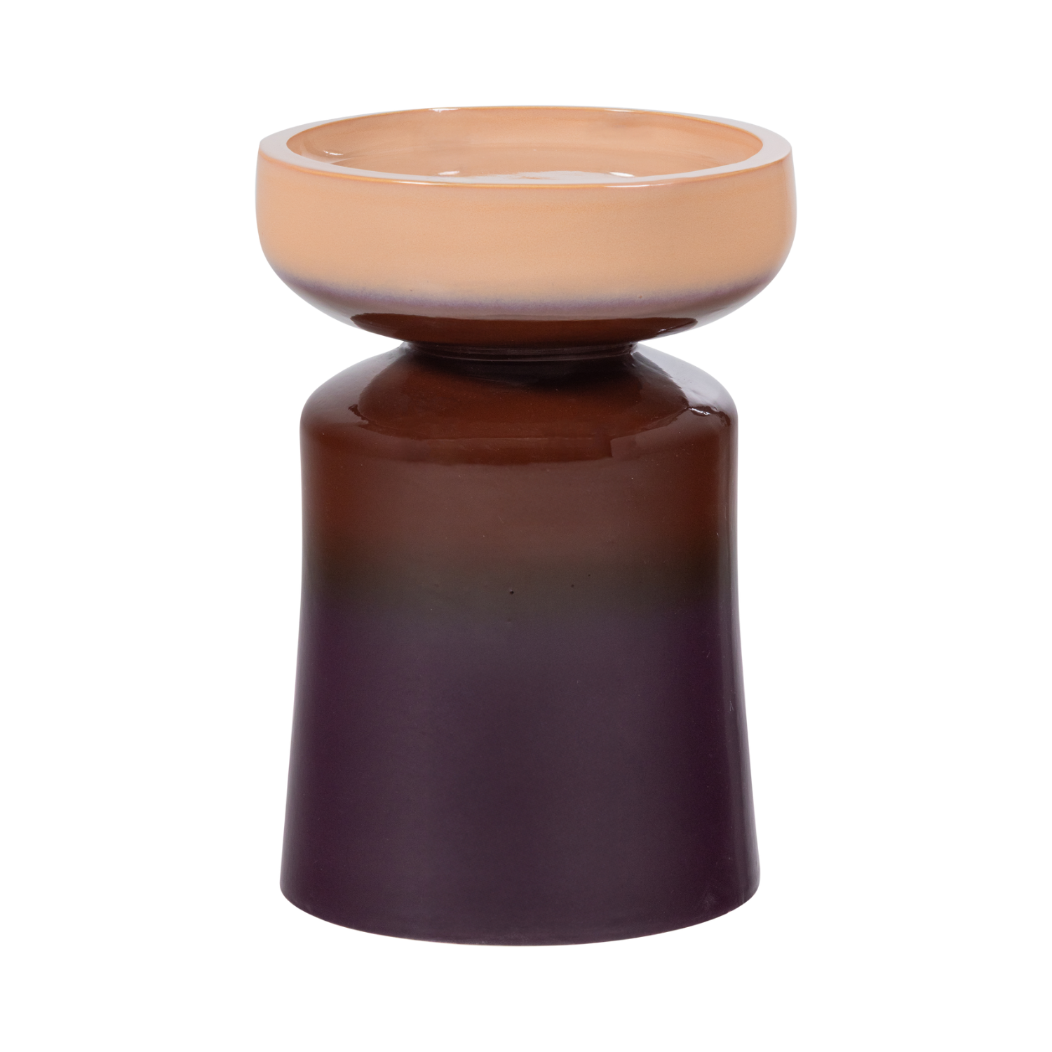 Beistelltisch TUMO dunkelviolett mit beige