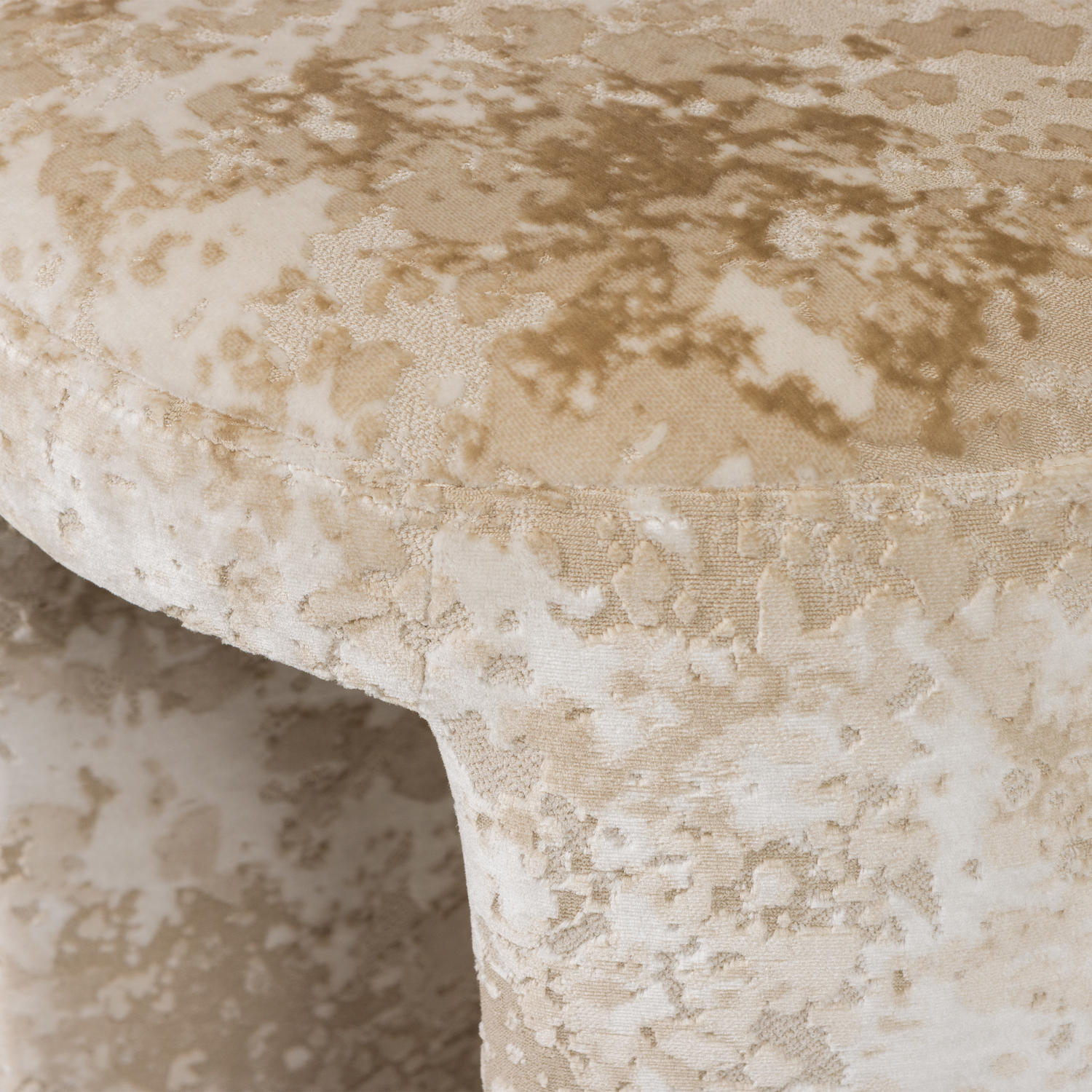 Hocker CHARLIE beiger Muster