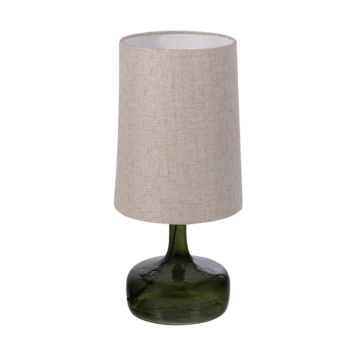 Lampa stołowa LUMA zielone szkło