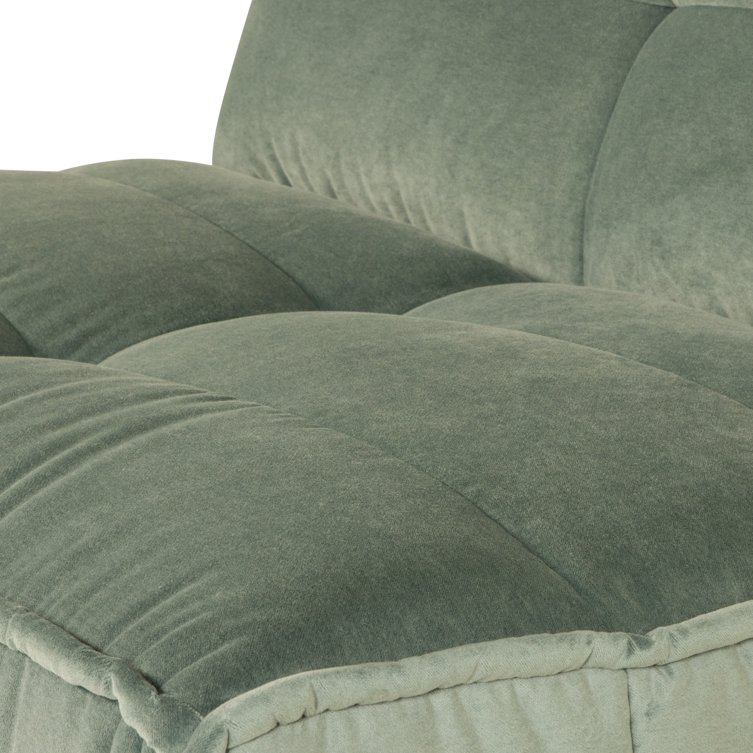 Pistachio Velvet Armchair / Cluster Module