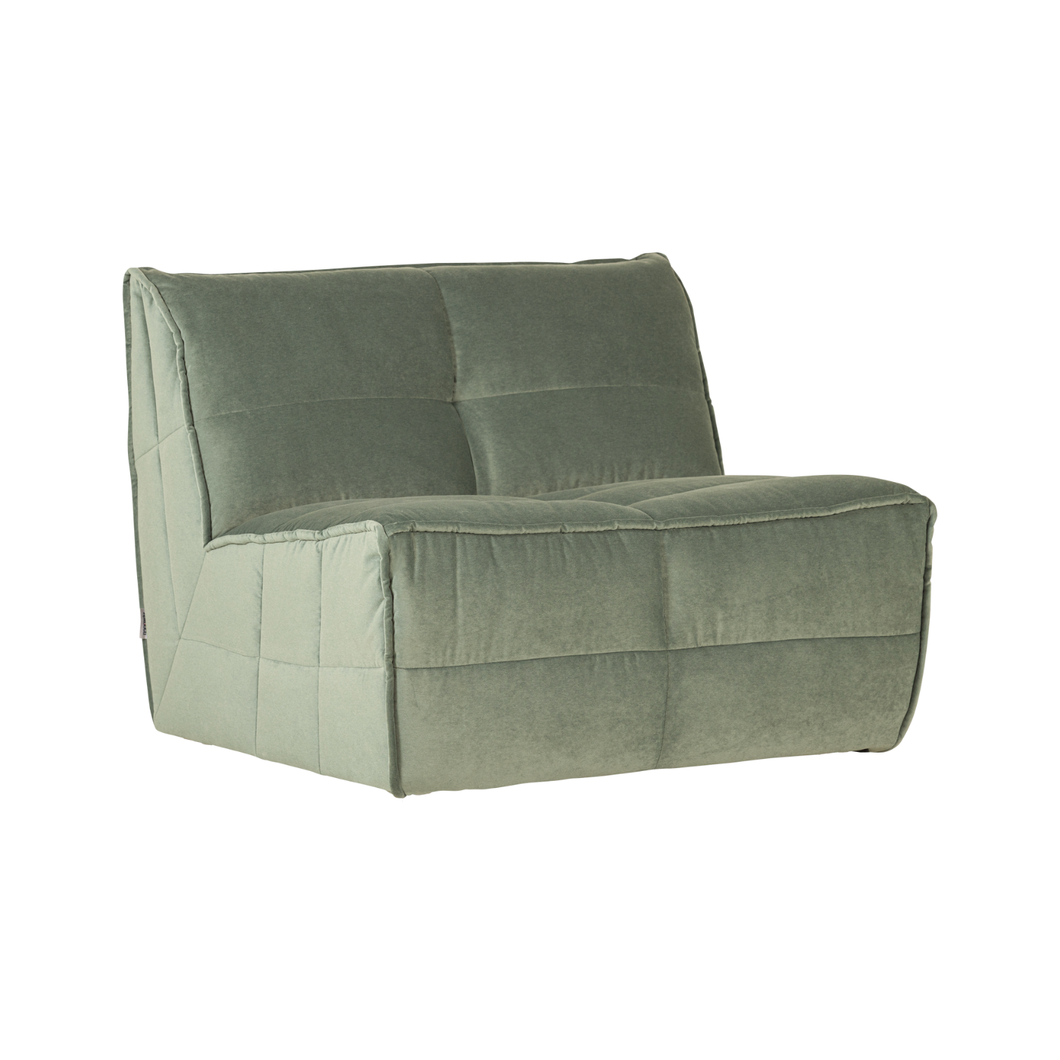 Pistachio Velvet Armchair / Cluster Module