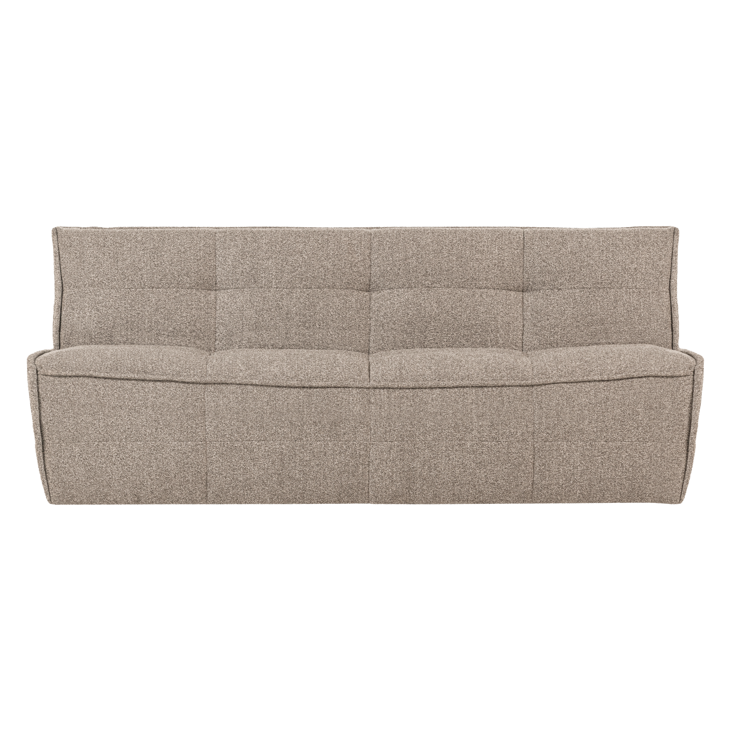 Sofa CLUSTER - 3-seater beige bouclé module