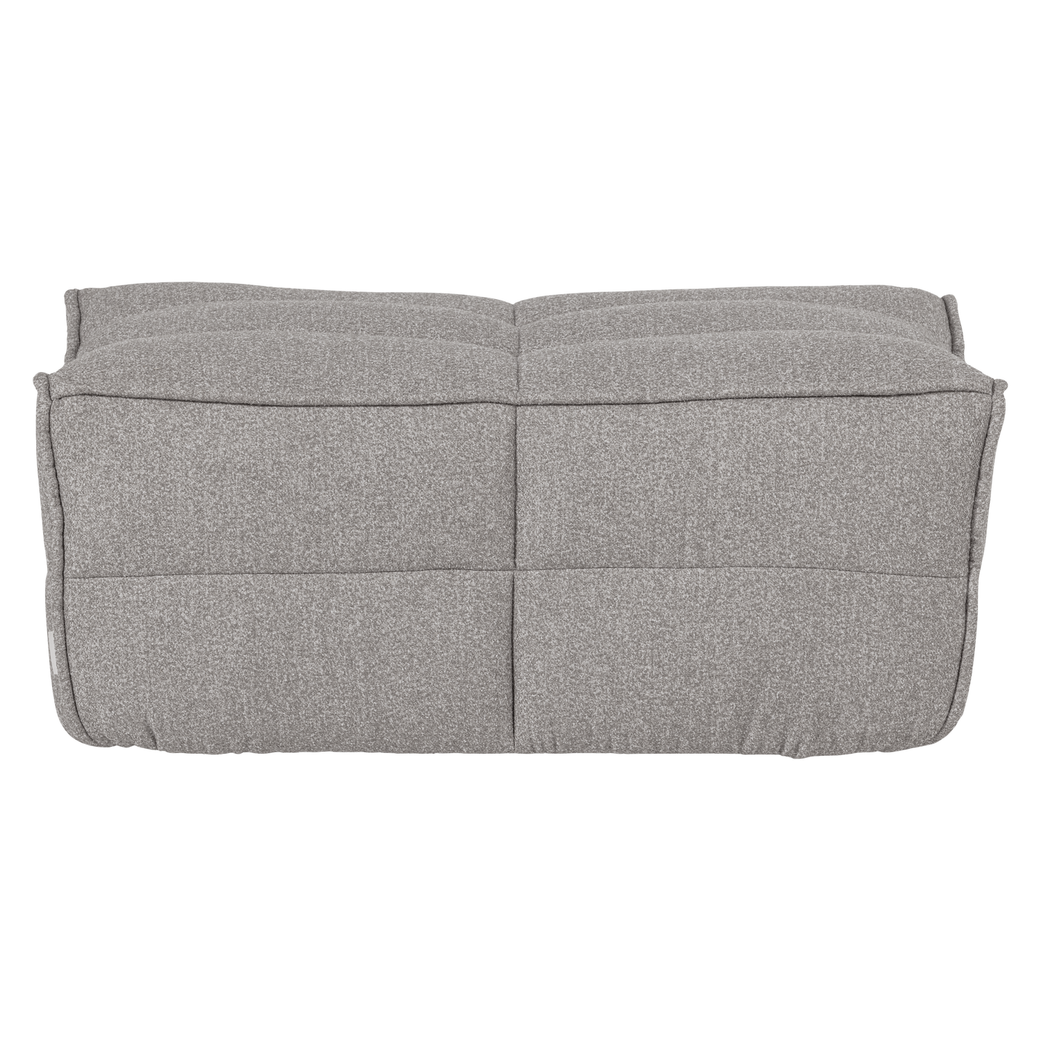 Cluster Pouf Gray Boucle