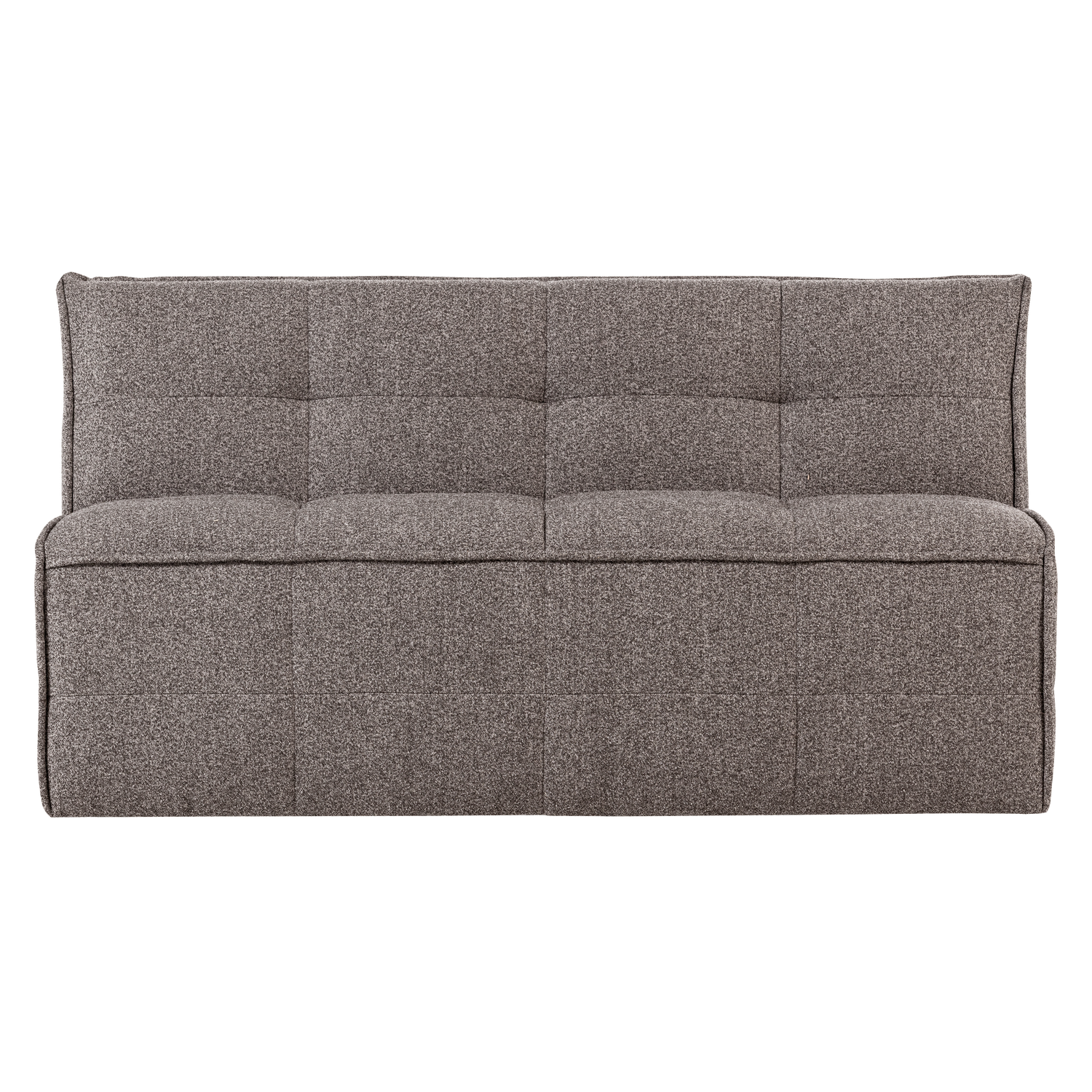 Sofa CLUSTER BENCH - moduł 3-osobowy szarobrązowy bouclé