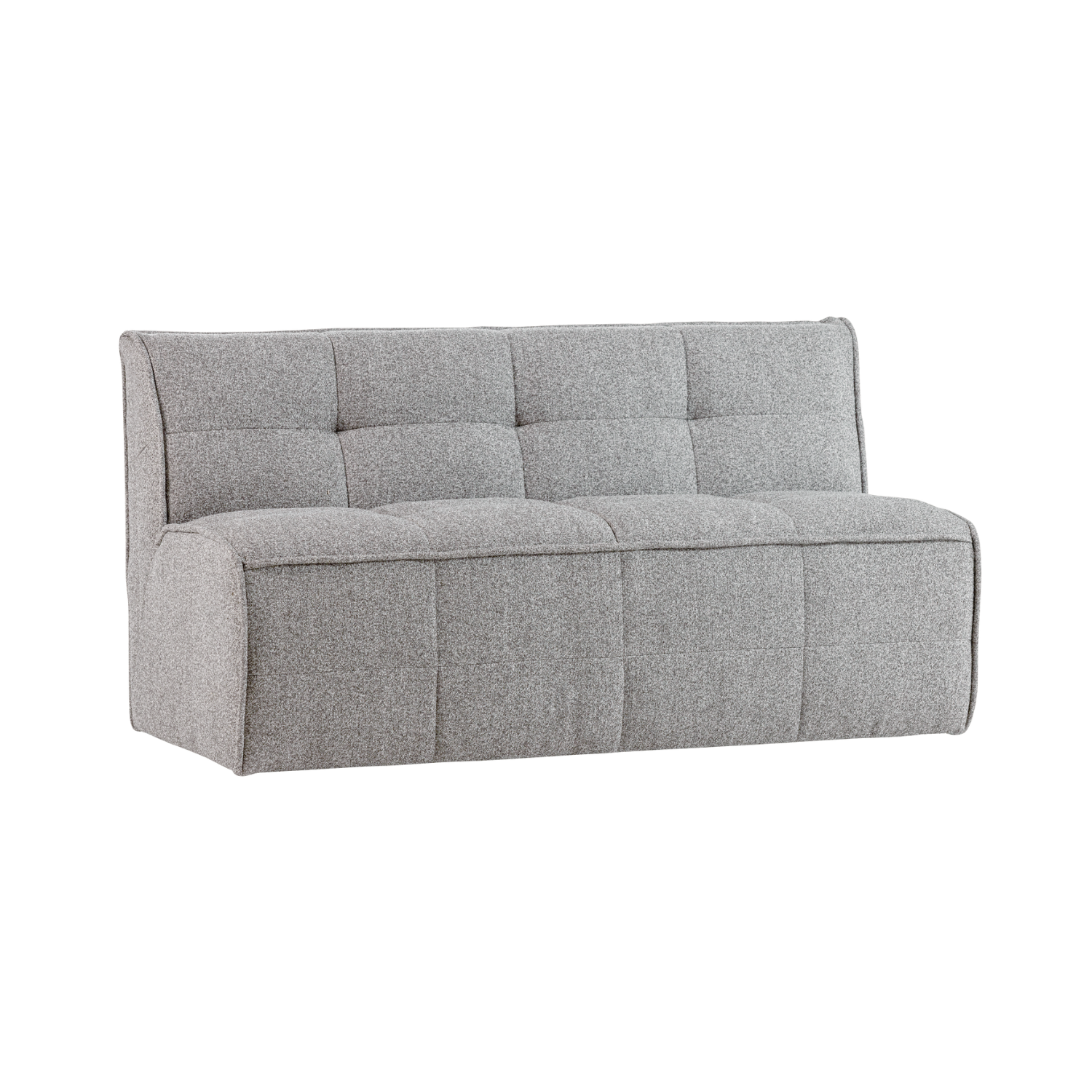 Sofa CLUSTER BENCH - moduł 3-osobowy szary bouclé