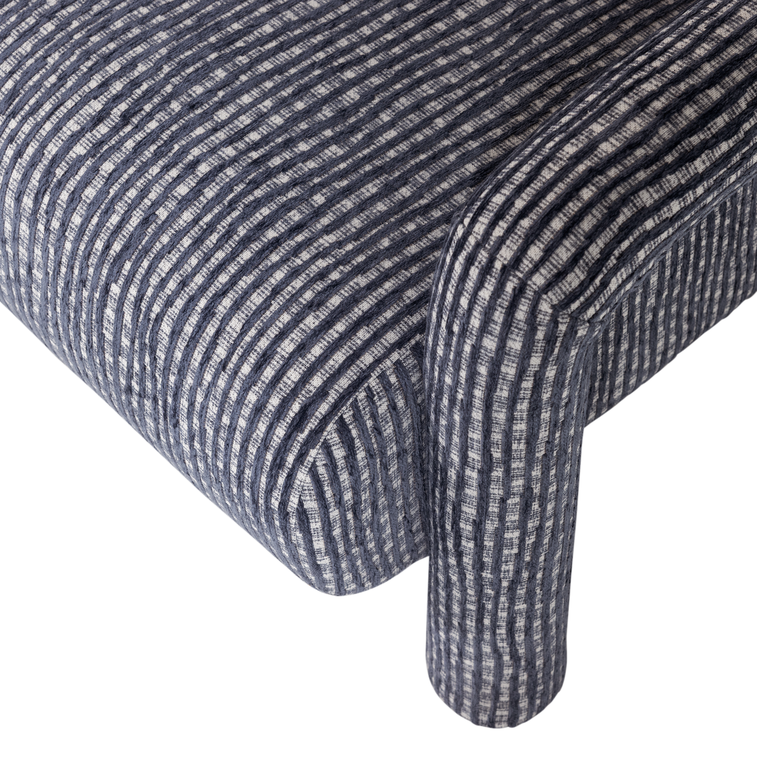 Fotel LENNY szary z niebieskim