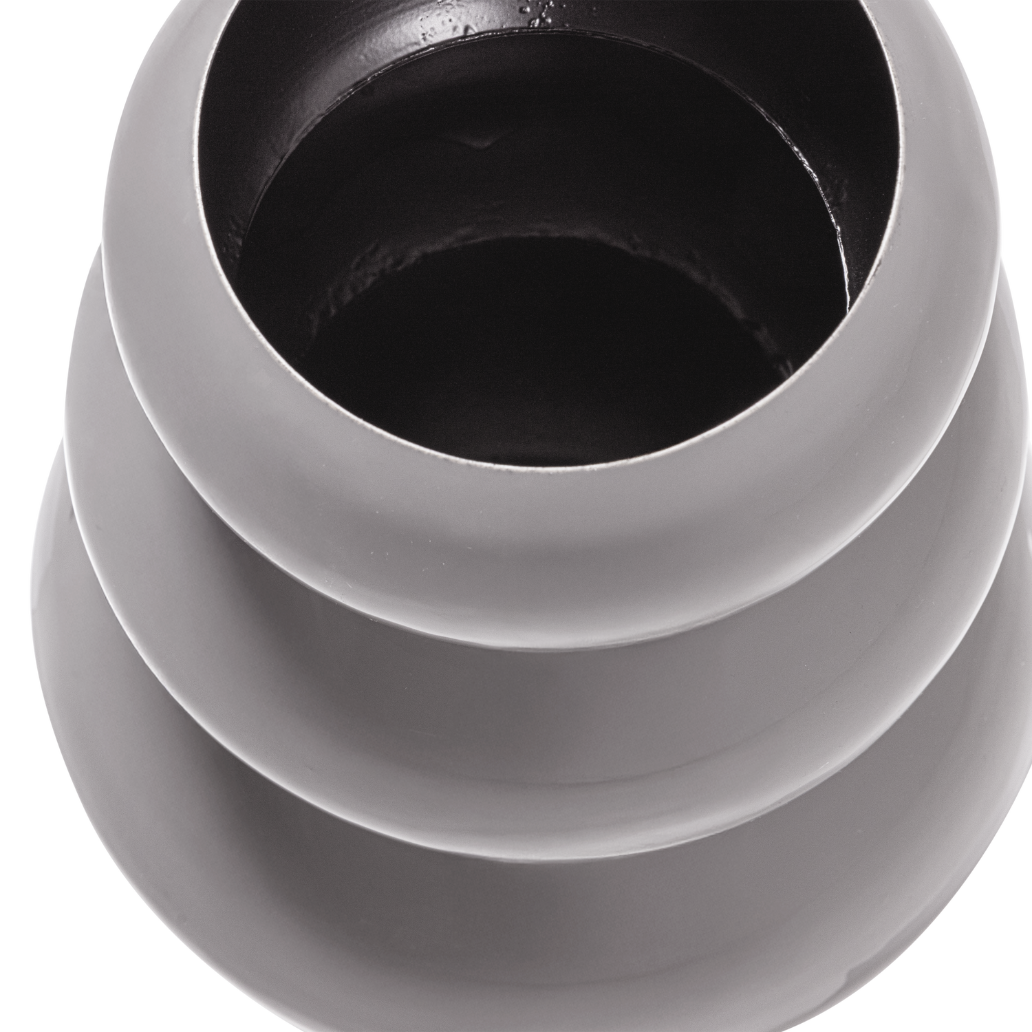 Vase TERA hellgrau