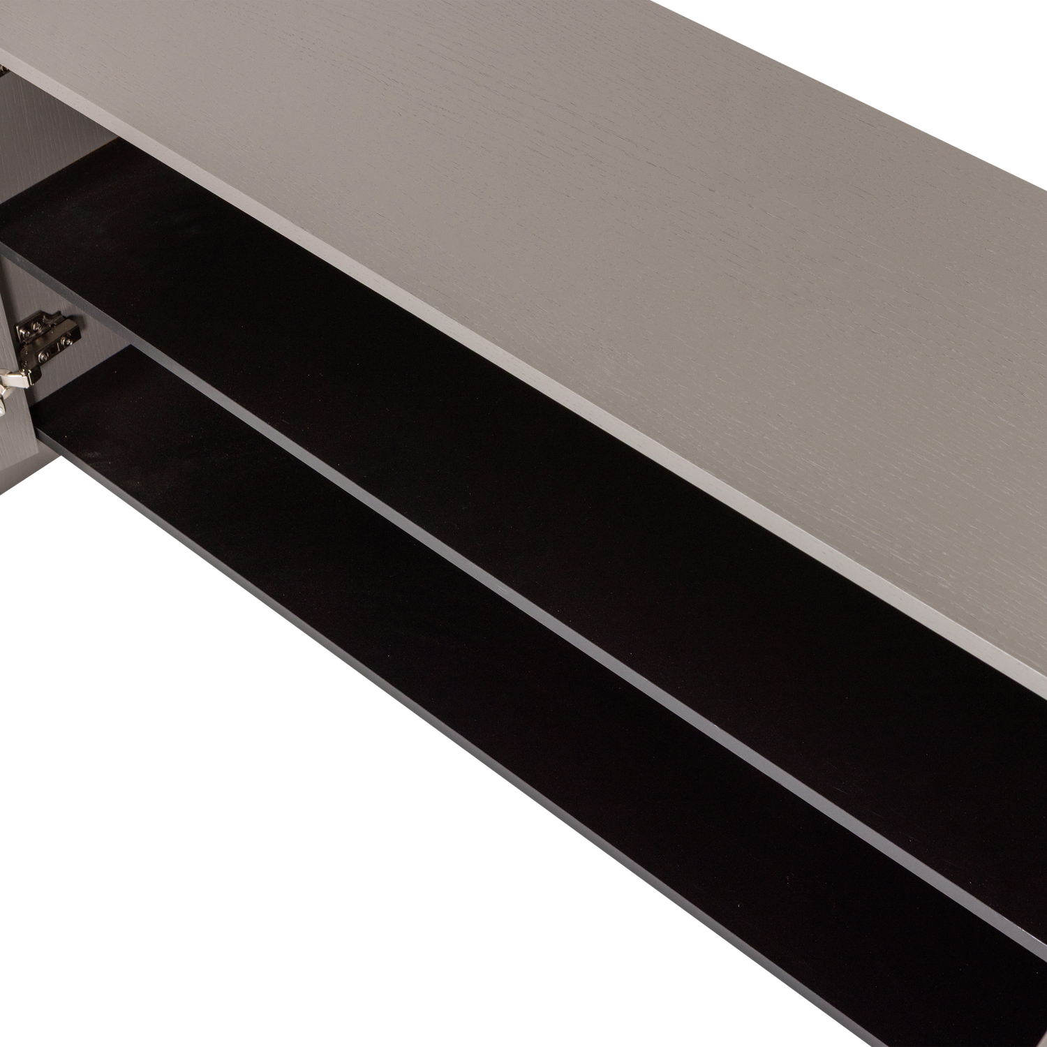 Szafka RTV BROCK ciepły szary