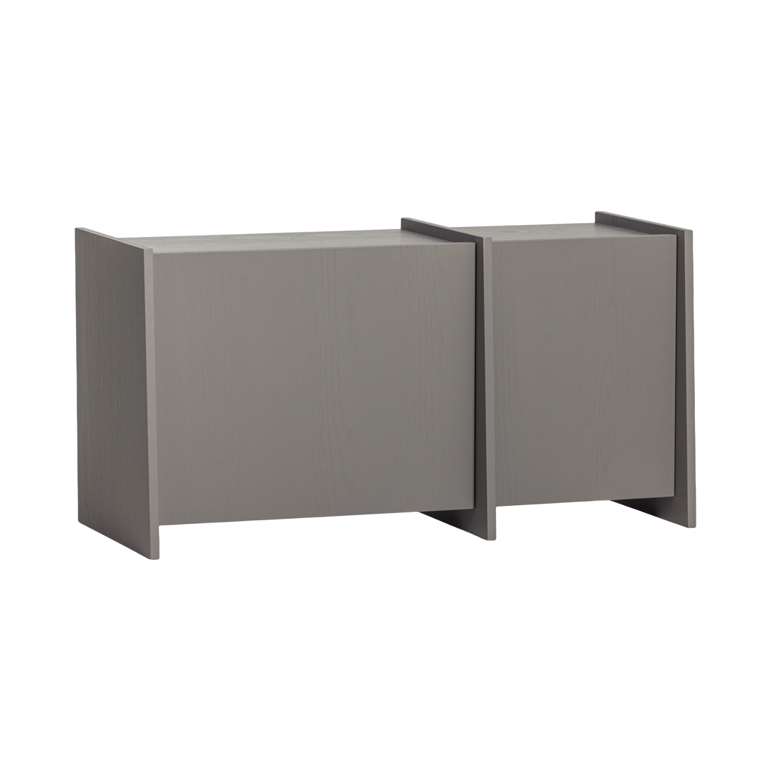 Szafka RTV BROCK ciepły szary