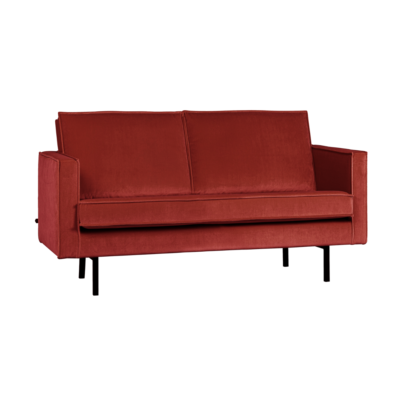 Sofa aksamitna 2-osobowa RODEO kasztanowy – Woood