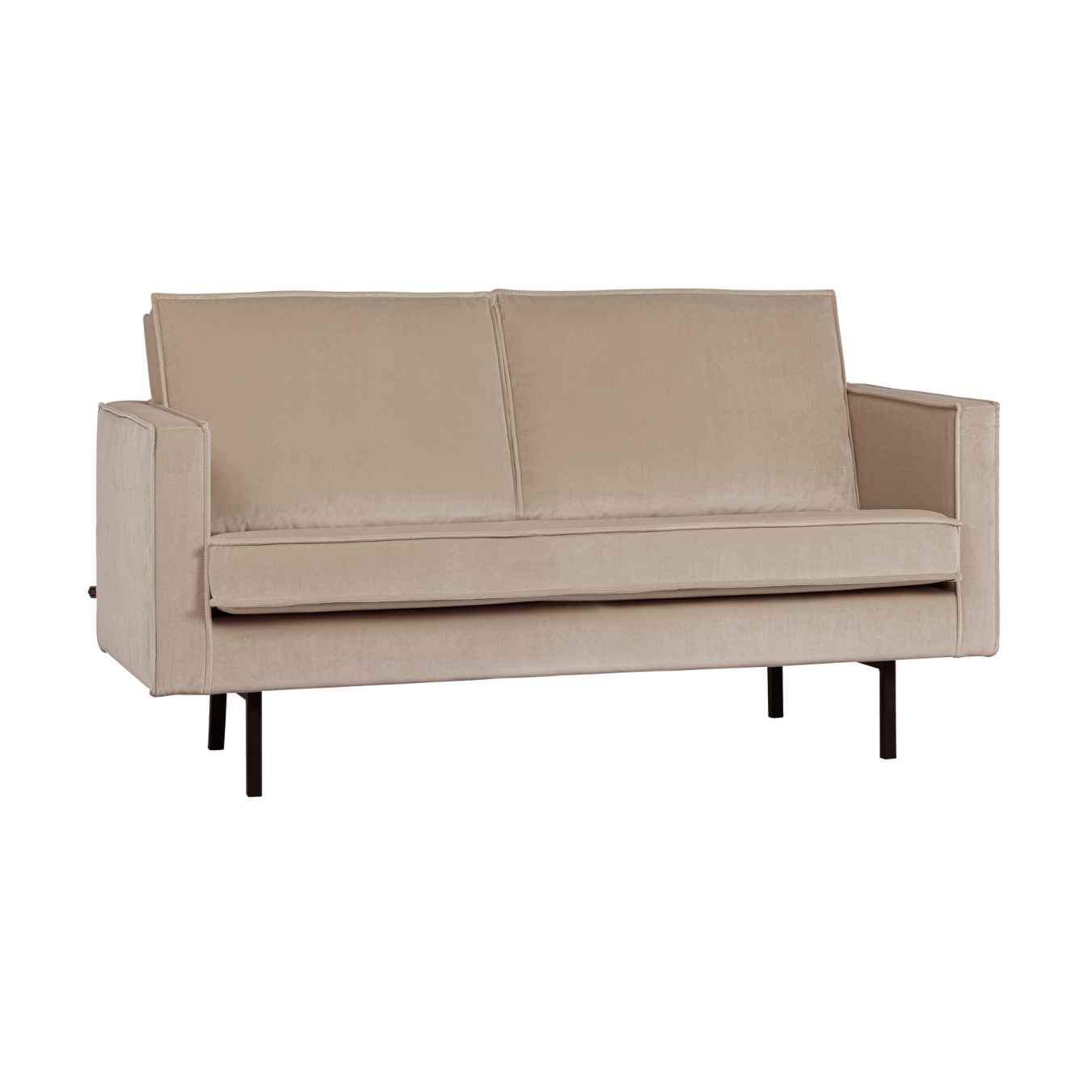 Sofa aksamitna 2-osobowa RODEO khaki