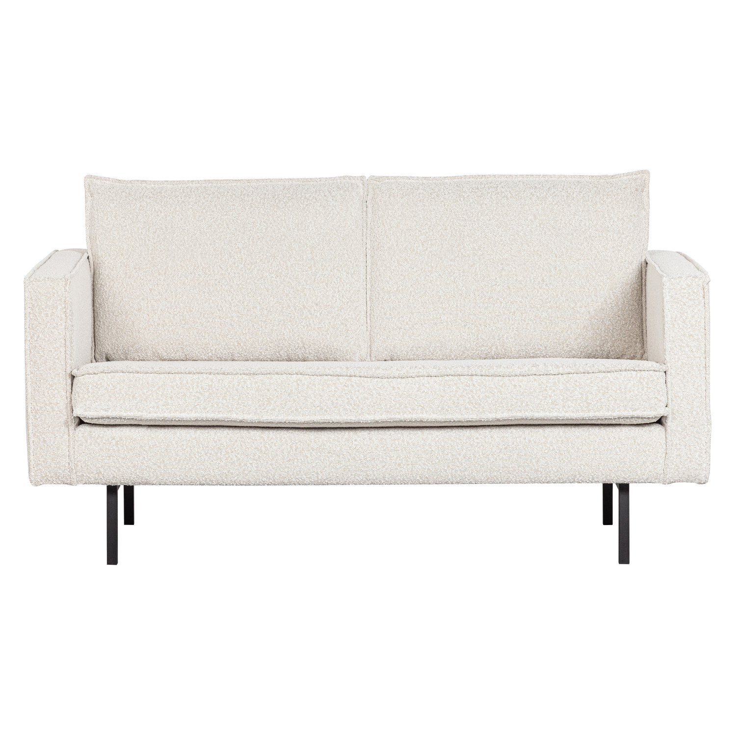 Sofa 2-osobowa RODEO kremowy bouclé – Woood