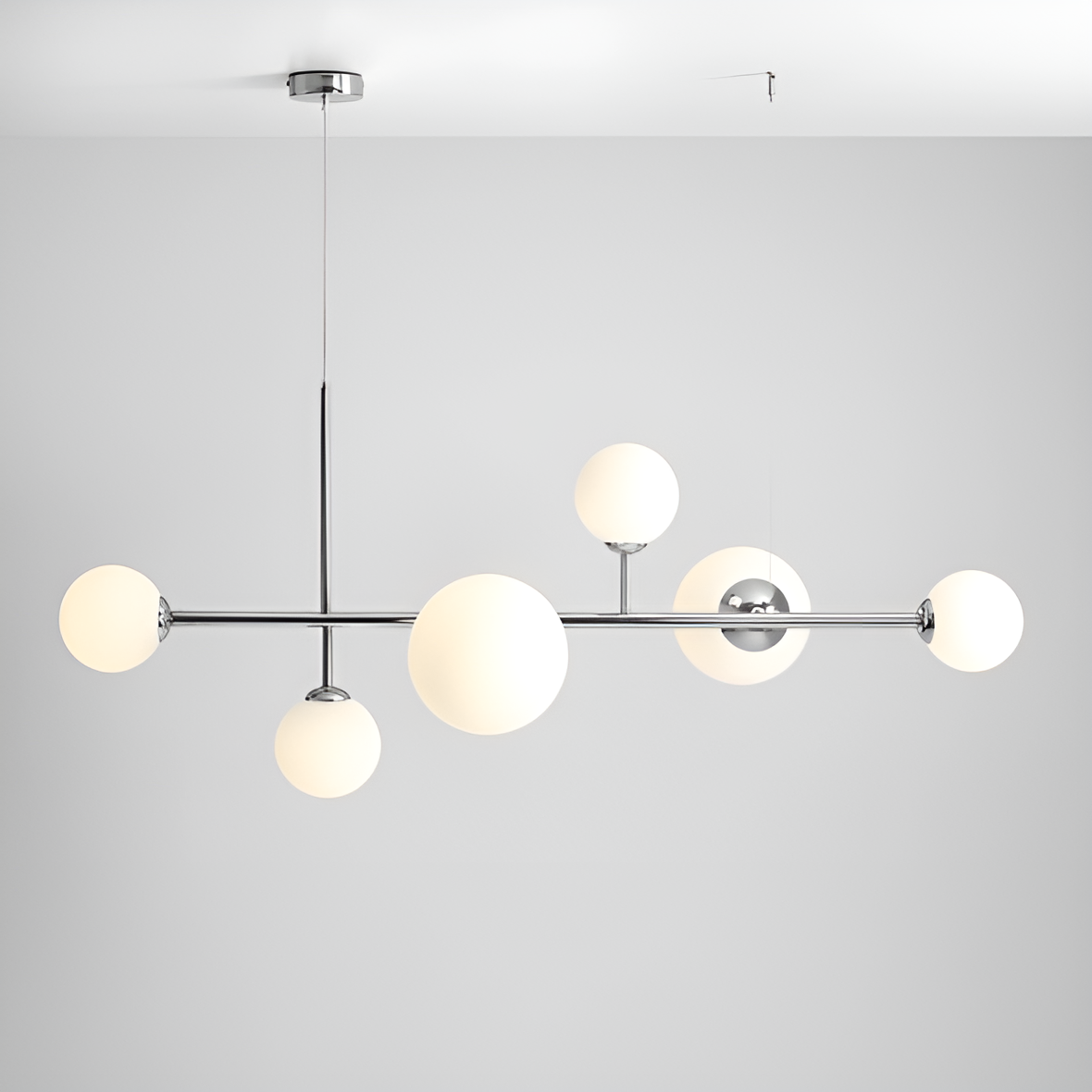 Lampa wisząca DIONE HEXA chromowany